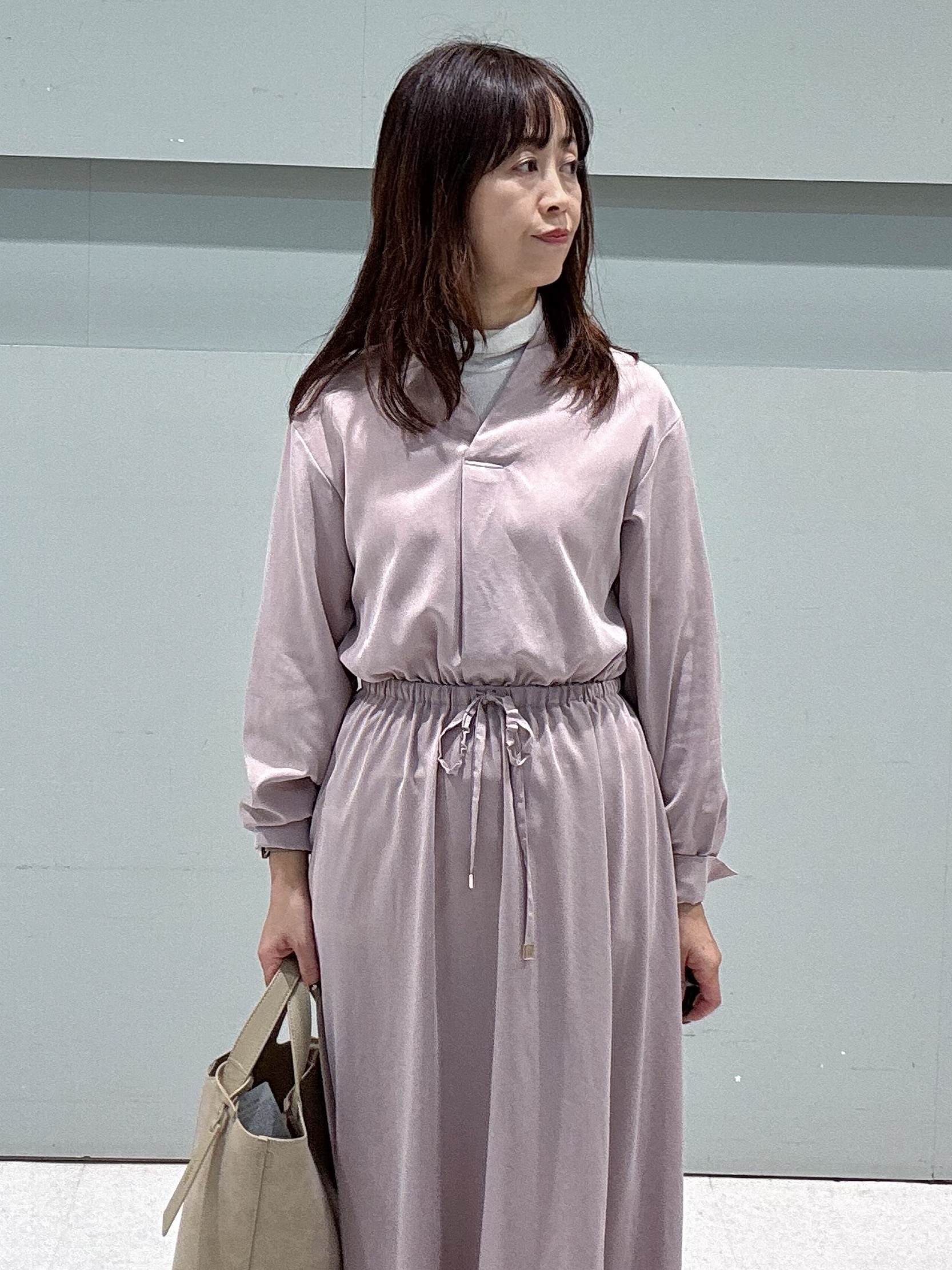 makiさんの「UNTITLED｜【軽アウター/秋羽織り】シャギーフーディ―カーディガン」を使ったコーディネート