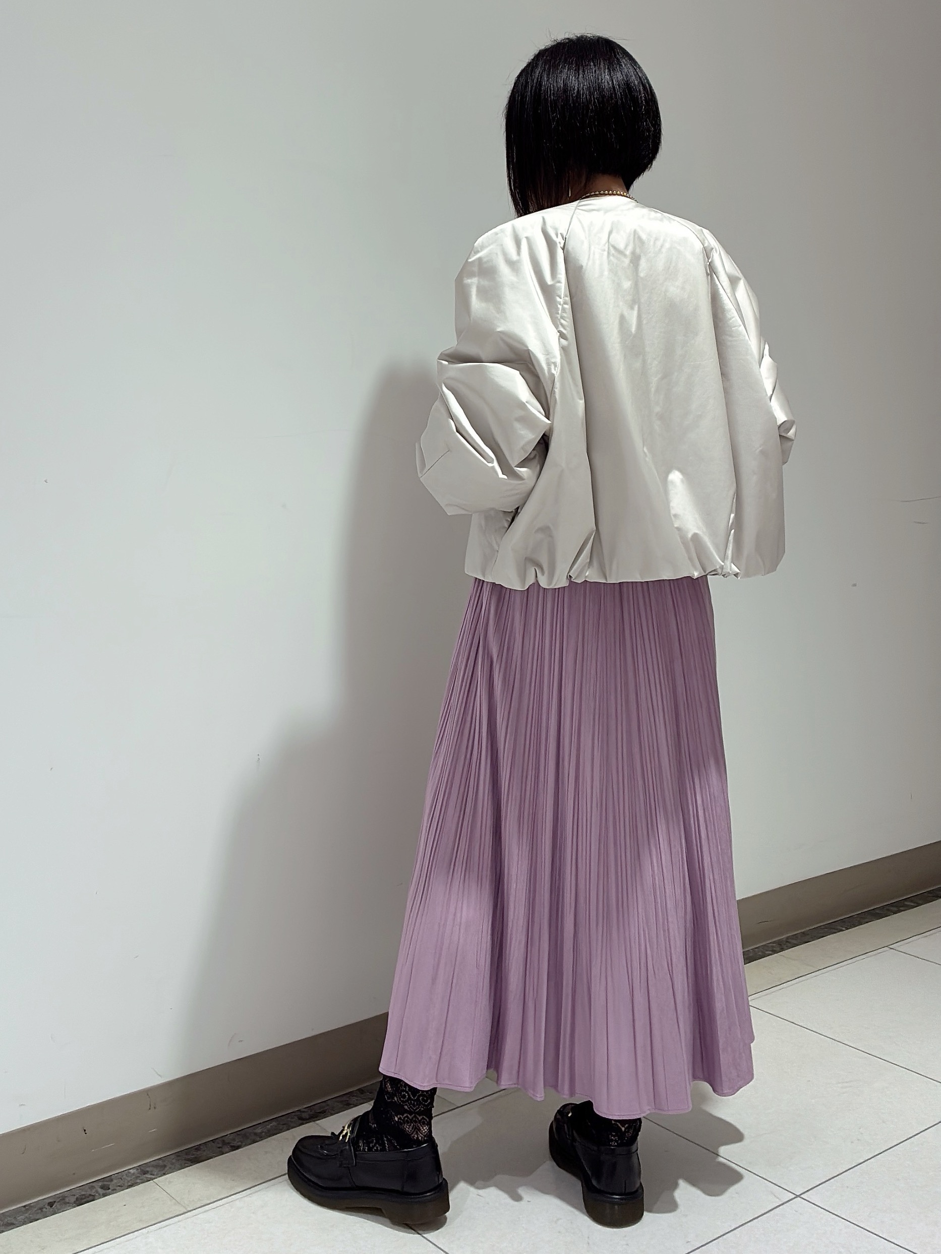 環さんの「UNTITLED｜【軽アウター/中綿/秋冬コート】ショートブルゾン」を使ったコーディネート