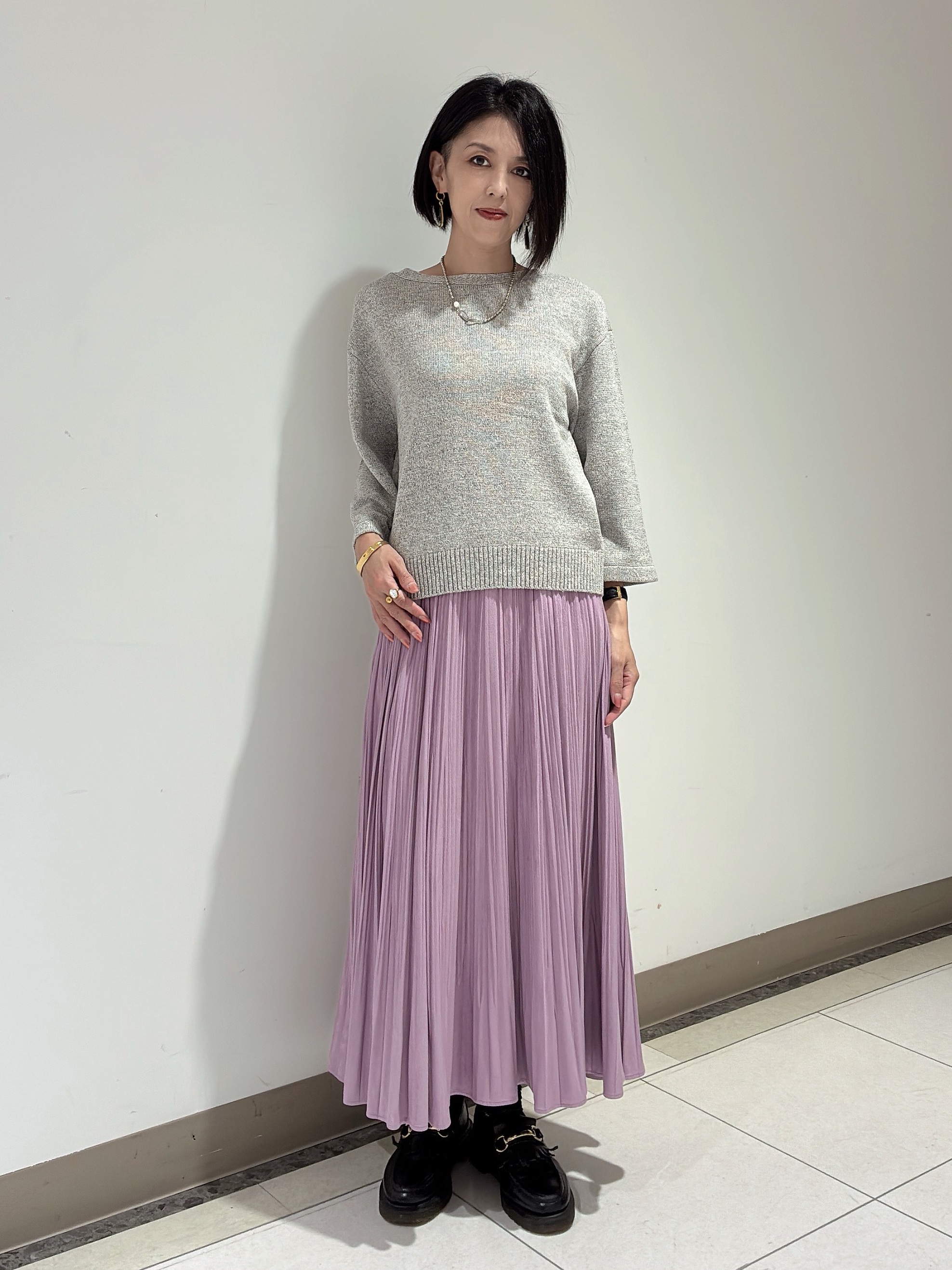 環さんの「UNTITLED｜【軽アウター/中綿/秋冬コート】ショートブルゾン」を使ったコーディネート
