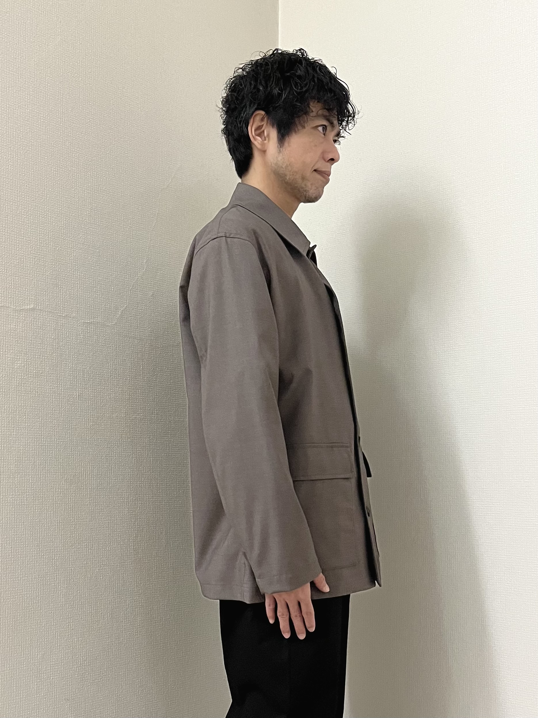 URAさんの「TAKEO KIKUCHI｜ストレッチカバーオールジャケット」を使ったコーディネート
