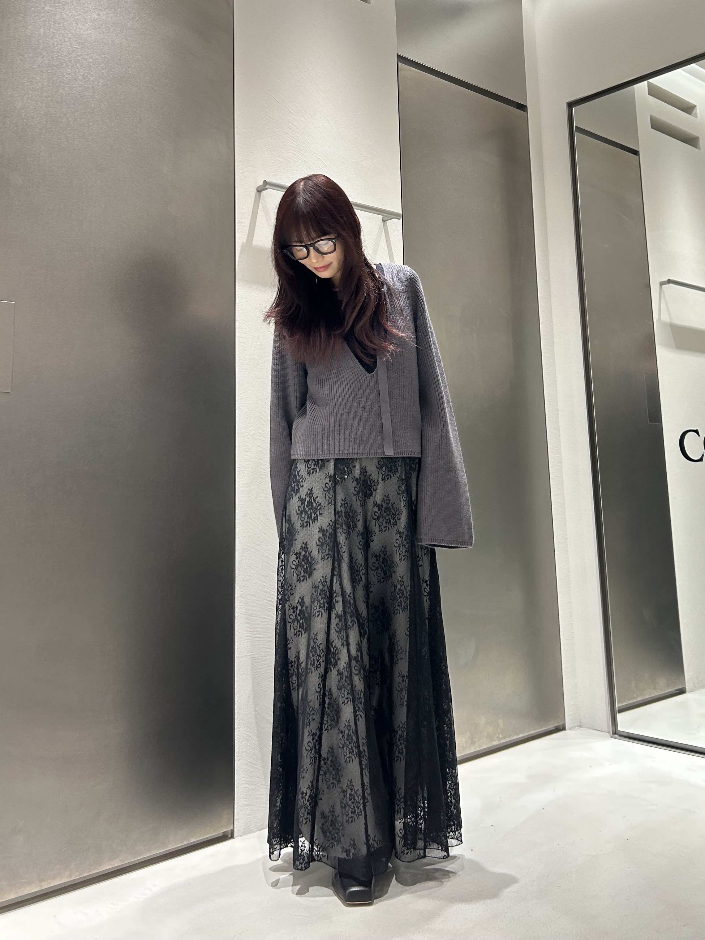 miniさんの「CODE A｜UKI UKI＊CODE A｜veil lace dress」を使ったコーディネート