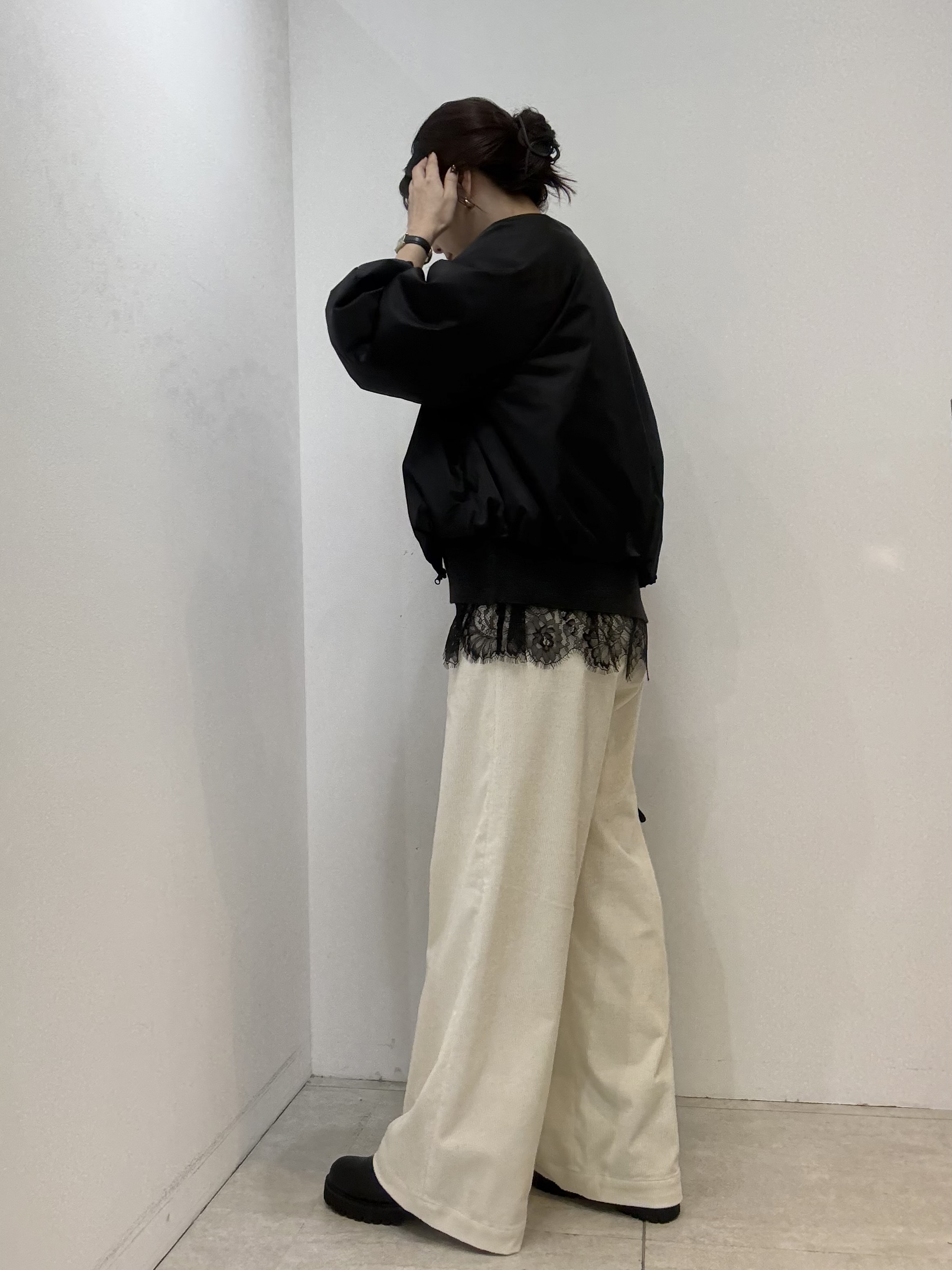 かなえさんの「UNTITLED｜【軽アウター/中綿/秋冬コート】ショートブルゾン」を使ったコーディネート