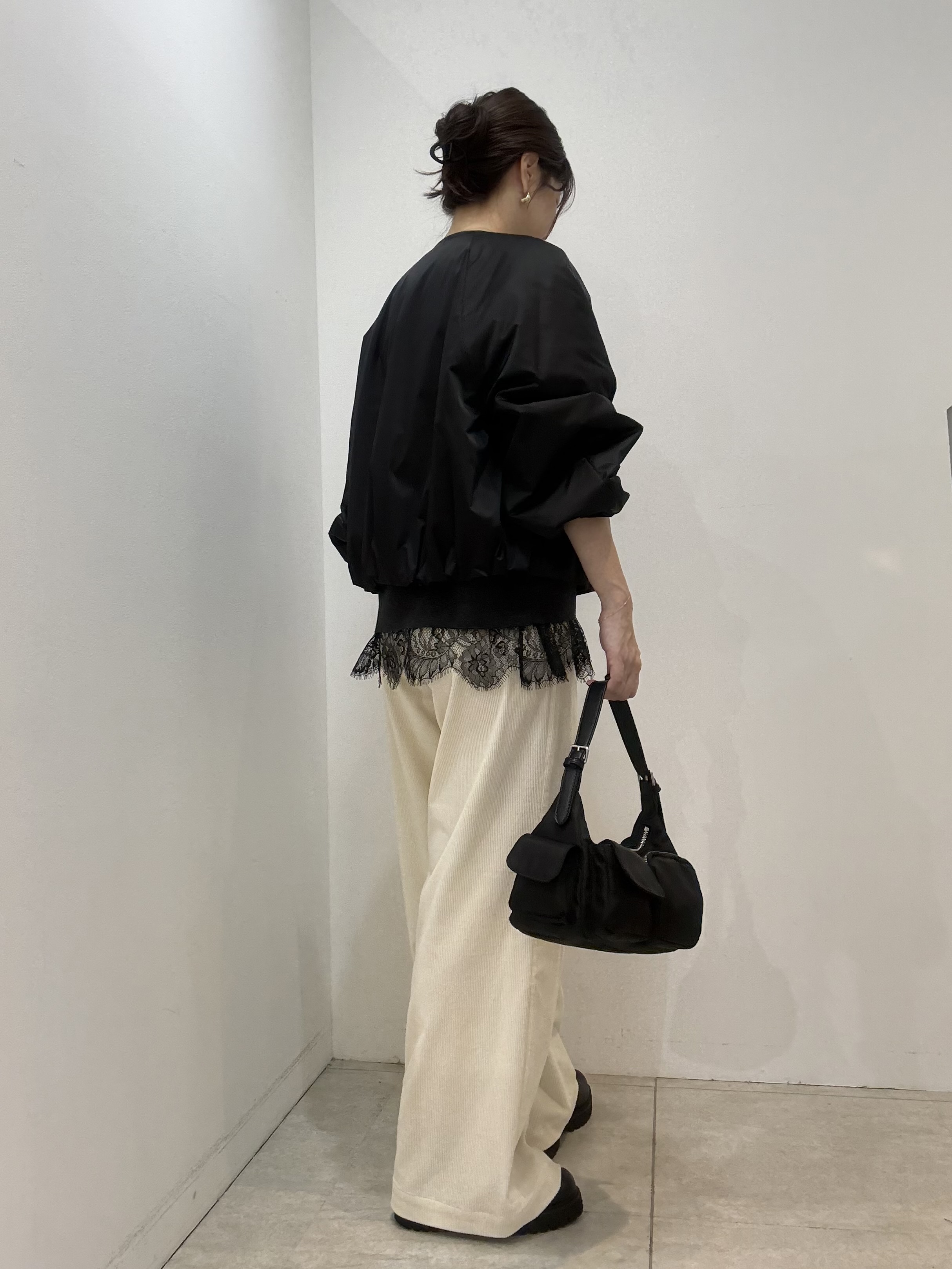 かなえさんの「UNTITLED｜【軽アウター/中綿/秋冬コート】ショートブルゾン」を使ったコーディネート