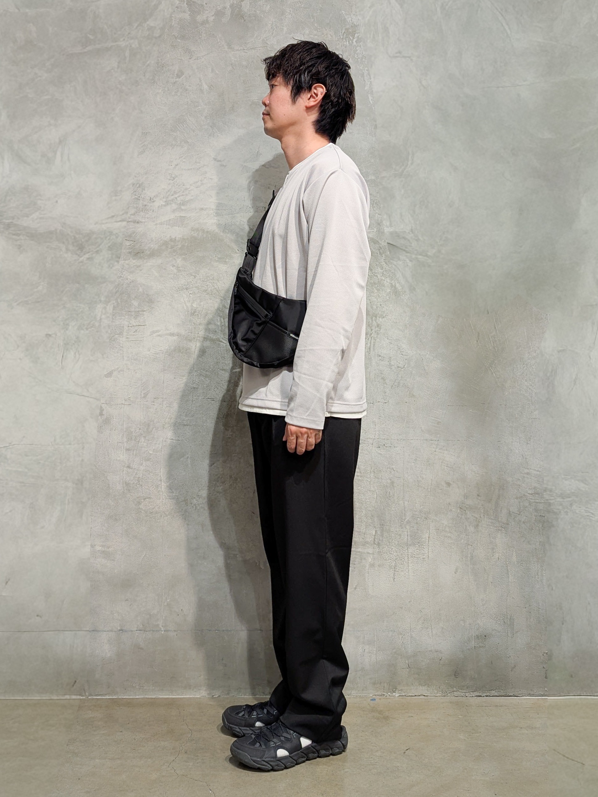 daiさんの「THE SHOP TK｜【洗濯機OK】カノコキーネック レイヤード長袖Tシャツ」を使ったコーディネート