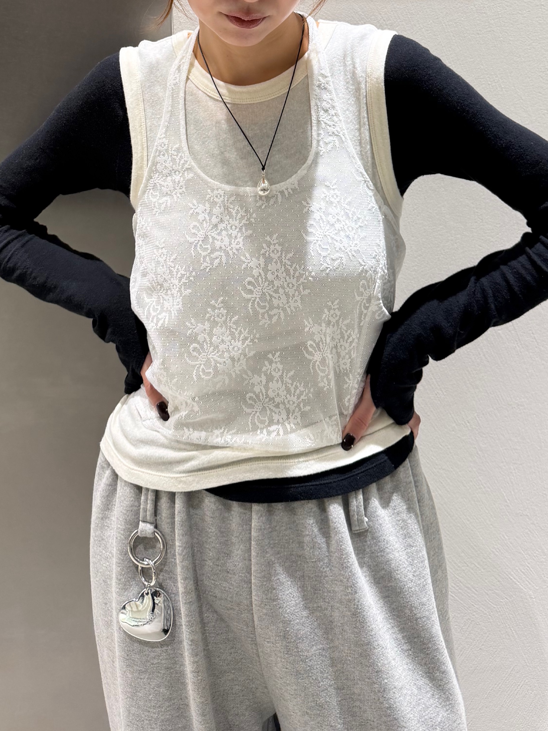 kanamiさんの「CODE A｜UKI UKI＊CODE A｜volume sweat pants」を使ったコーディネート