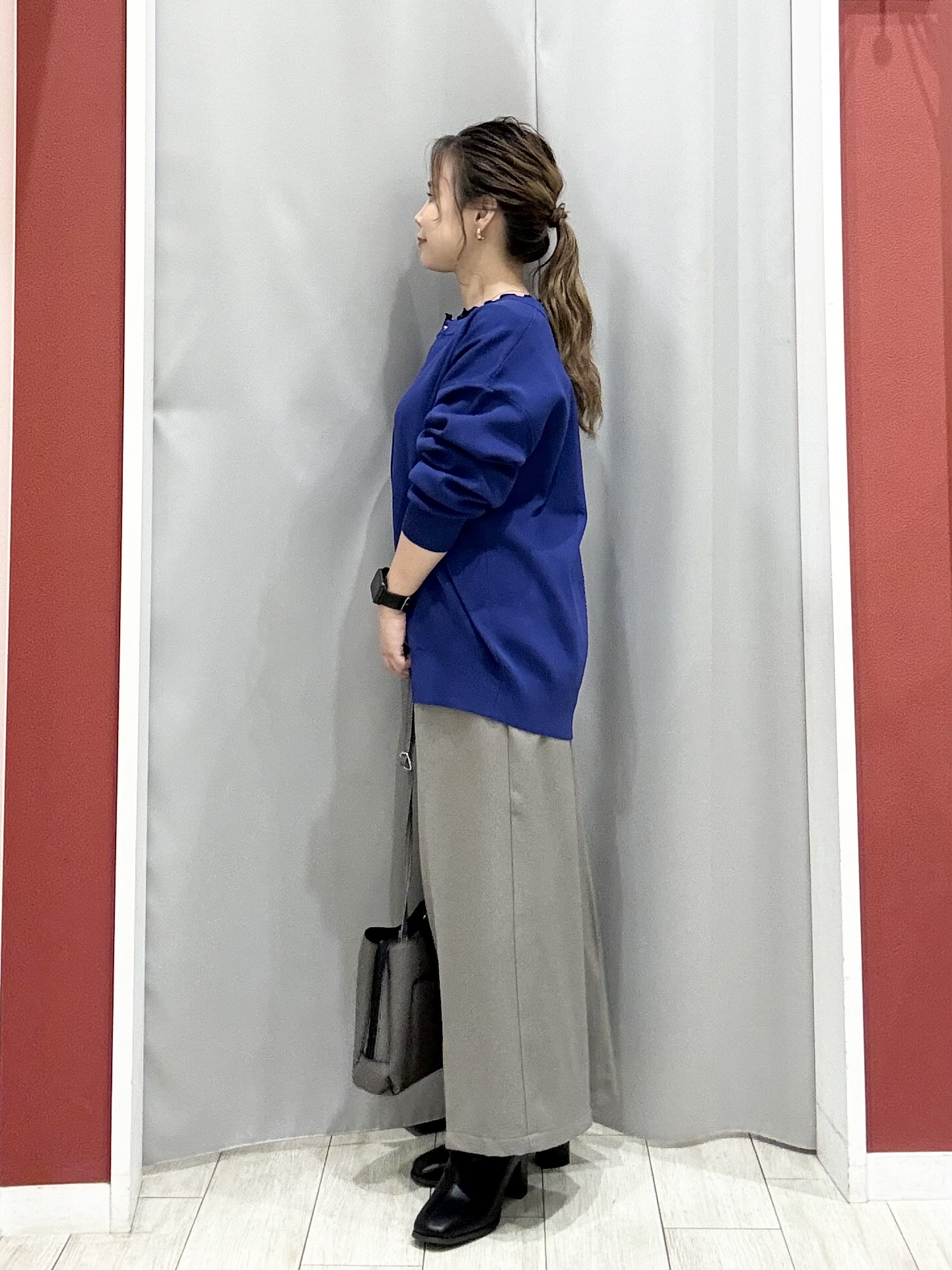 shioさんの「SHOO･LA･RUE｜【セットアップ可/洗濯機可】軽やかに羽織れる スポンディッシュ ニットカーディガン」を使ったコーディネート