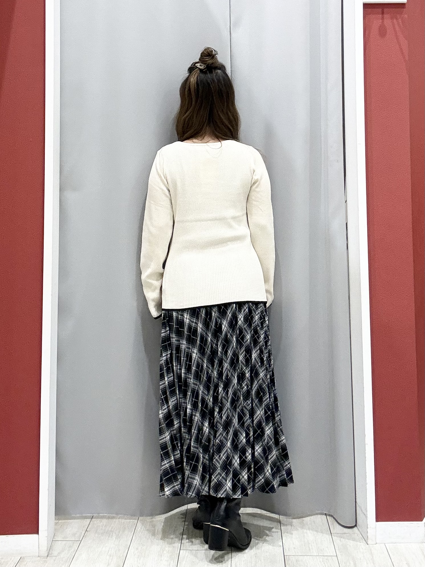 shioさんの「SHOO･LA･RUE｜【セットアップ可/洗濯後しわになりにくい】ウールフィール ダブルジャケット」を使ったコーディネート
