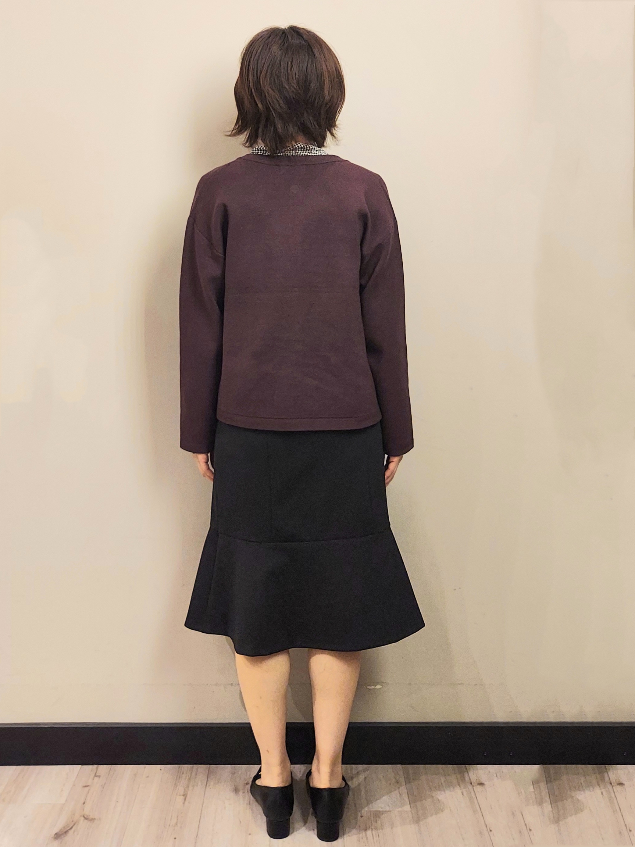 MAKIさんの「index｜【セットアップ可】ノーカラーミドルコーディガン《洗濯機OK》」を使ったコーディネート