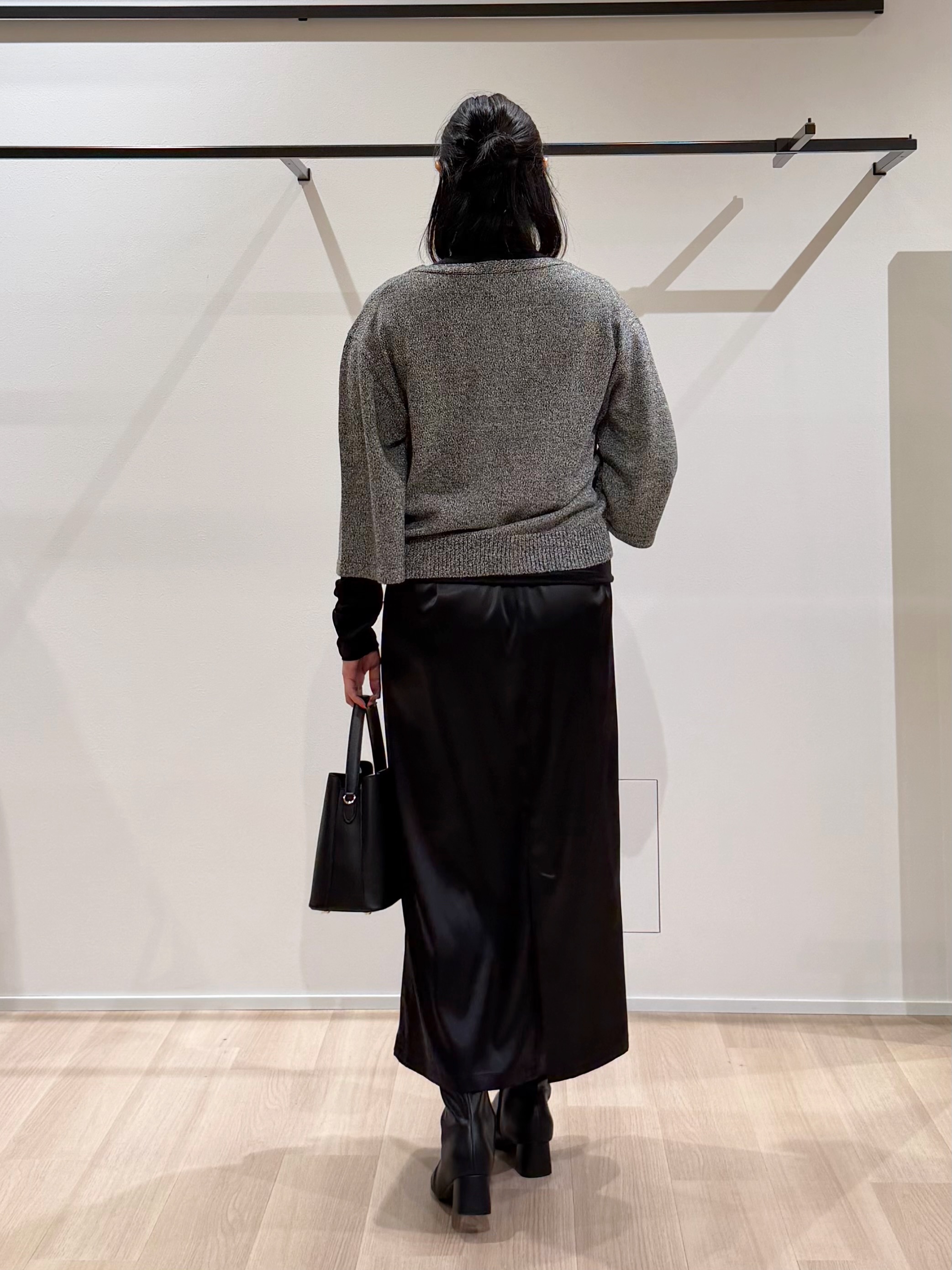 TOMOMIさんの「UNTITLED｜【アンサンブル可/手洗い可】杢調プルオーバーニット」を使ったコーディネート