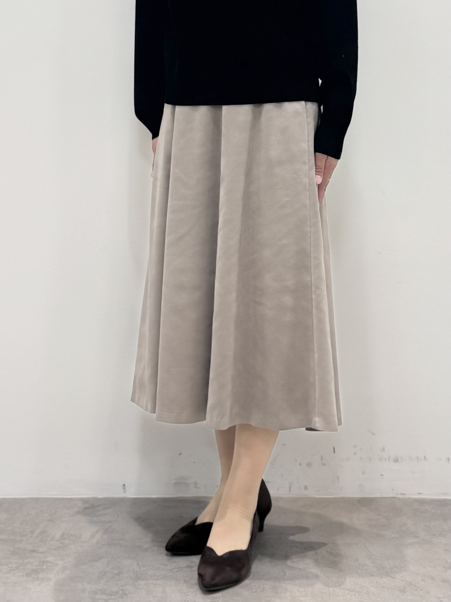 koyaさんの「Reflect｜【付け衿】レース衿付きストレッチニット」を使ったコーディネート