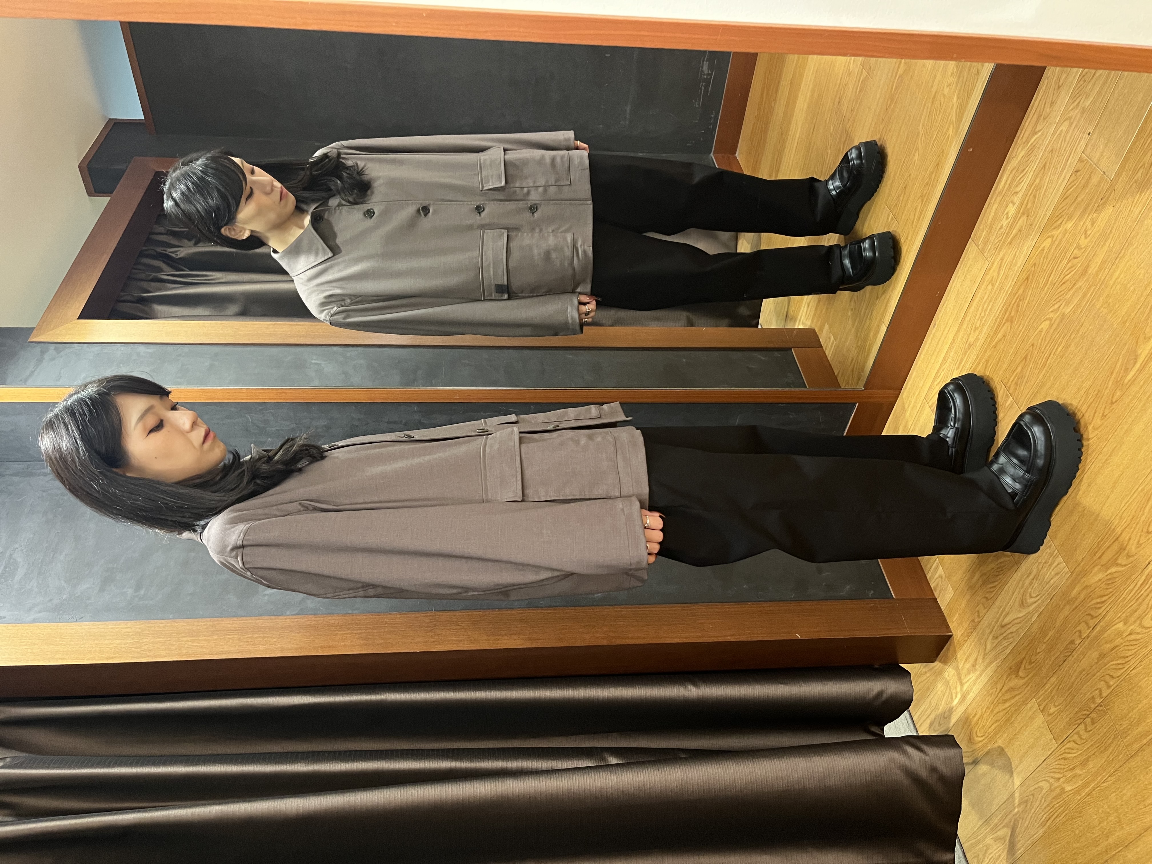 ちゃんみなさんの「TAKEO KIKUCHI｜ストレッチカバーオールジャケット」を使ったコーディネート