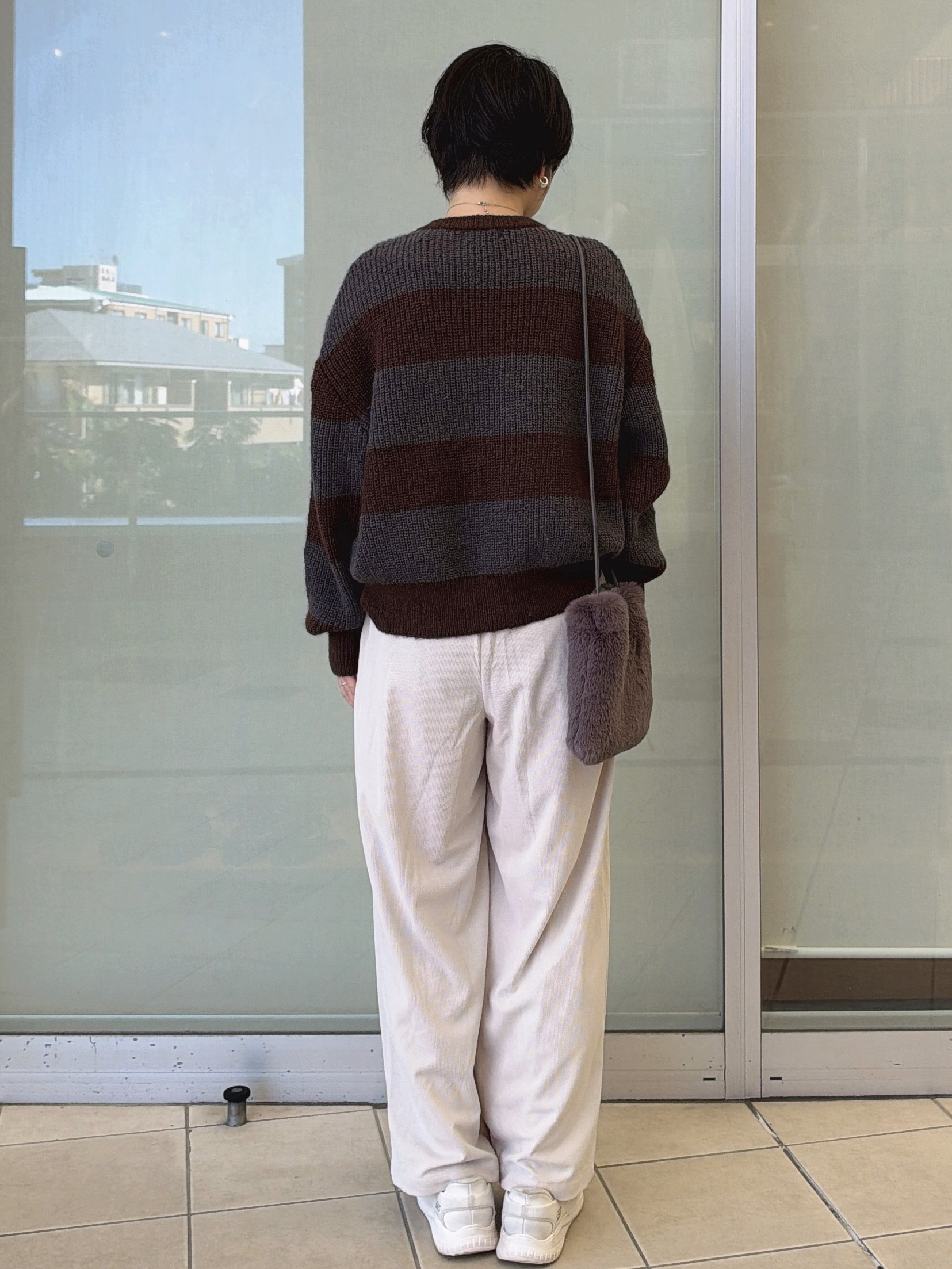yo-koさんの「OPAQUE.CLIP｜ワイドボーダーニット【洗濯機OK】」を使ったコーディネート