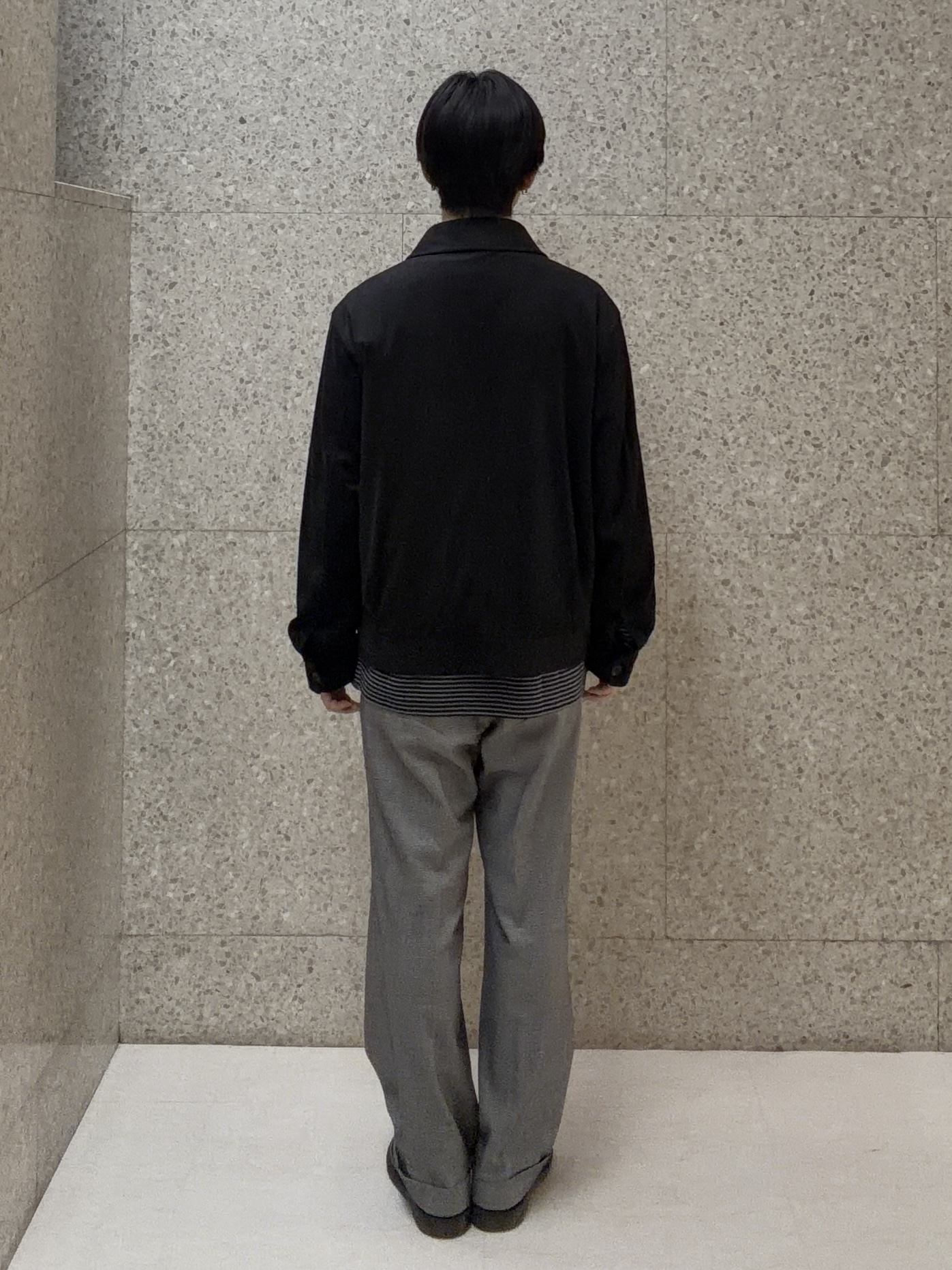 キムラさんの「TAKEO KIKUCHI｜デニム＆スウェード調 ジップブルゾン」を使ったコーディネート