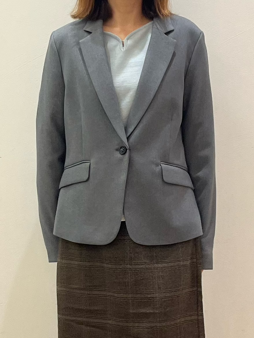 kcさんの「OPAQUE.CLIP｜【セットアップ可】ストレッチツイルテーラードジャケット《防シワ／洗濯機OK》」を使ったコーディネート
