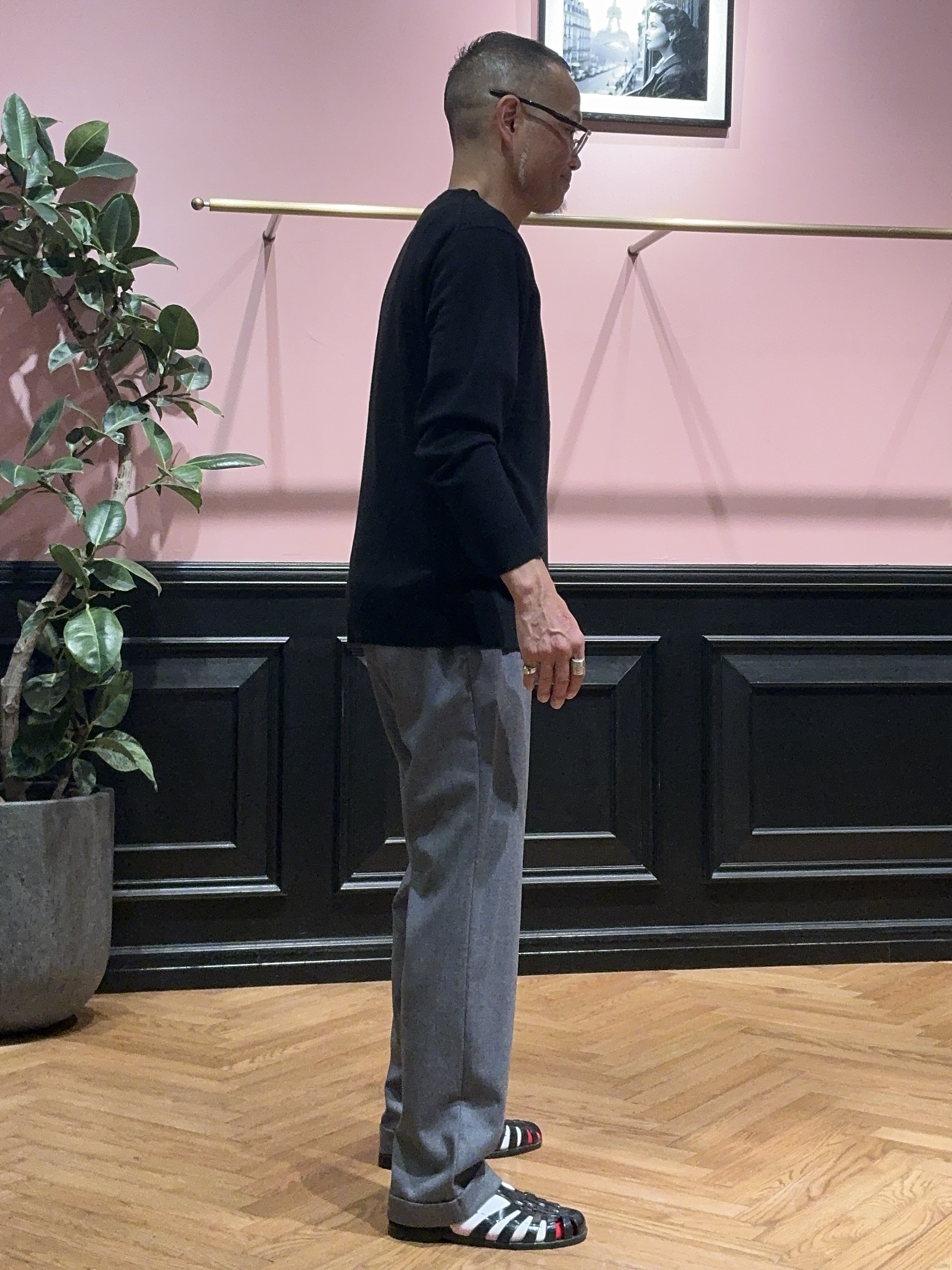 torigoeさんの「DRESSTERIOR｜ゼニアバルーファ キャッシュウール クルーネックニット」を使ったコーディネート