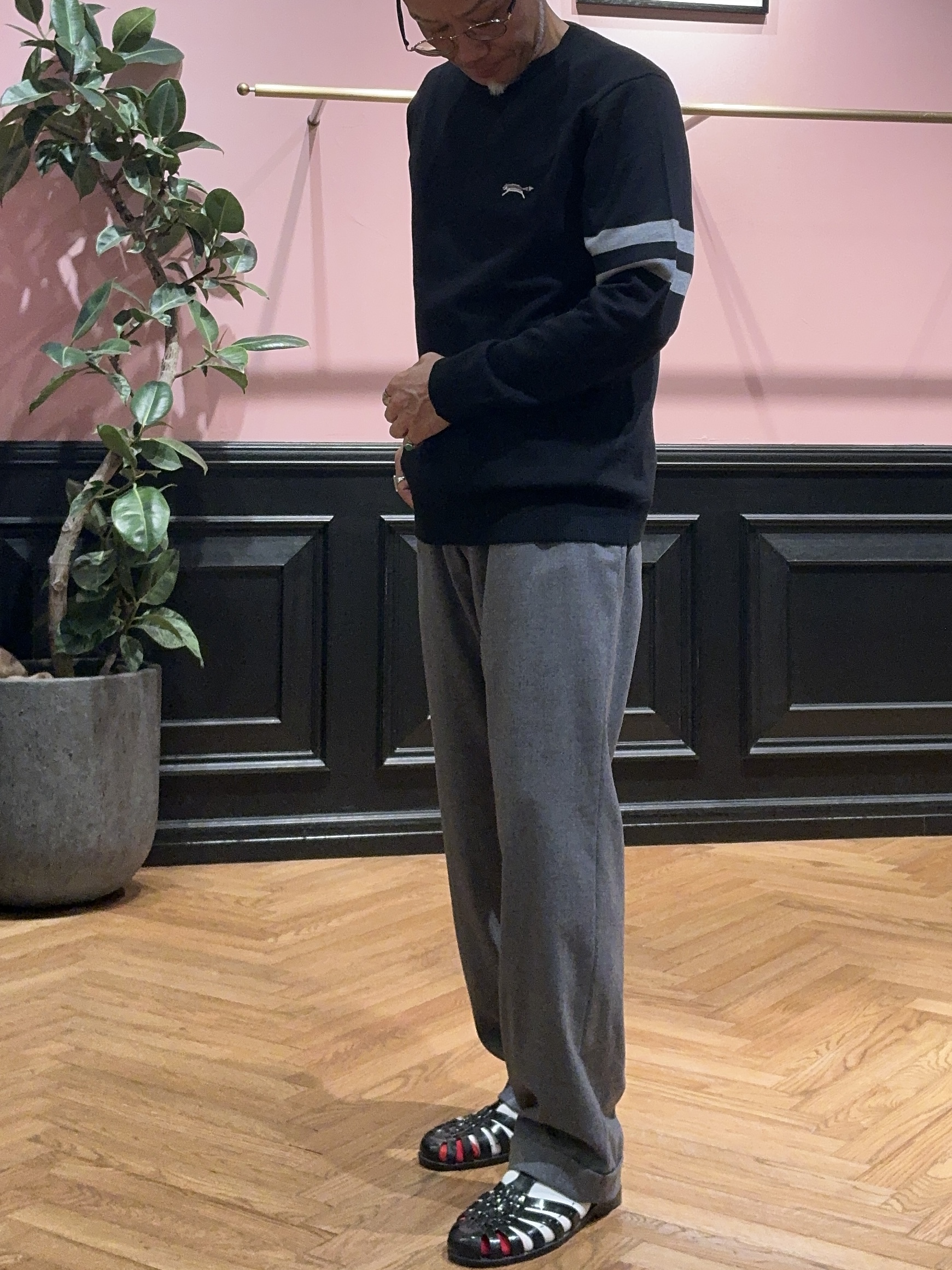 torigoeさんの「DRESSTERIOR｜ゼニアバルーファ キャッシュウール クルーネックニット」を使ったコーディネート