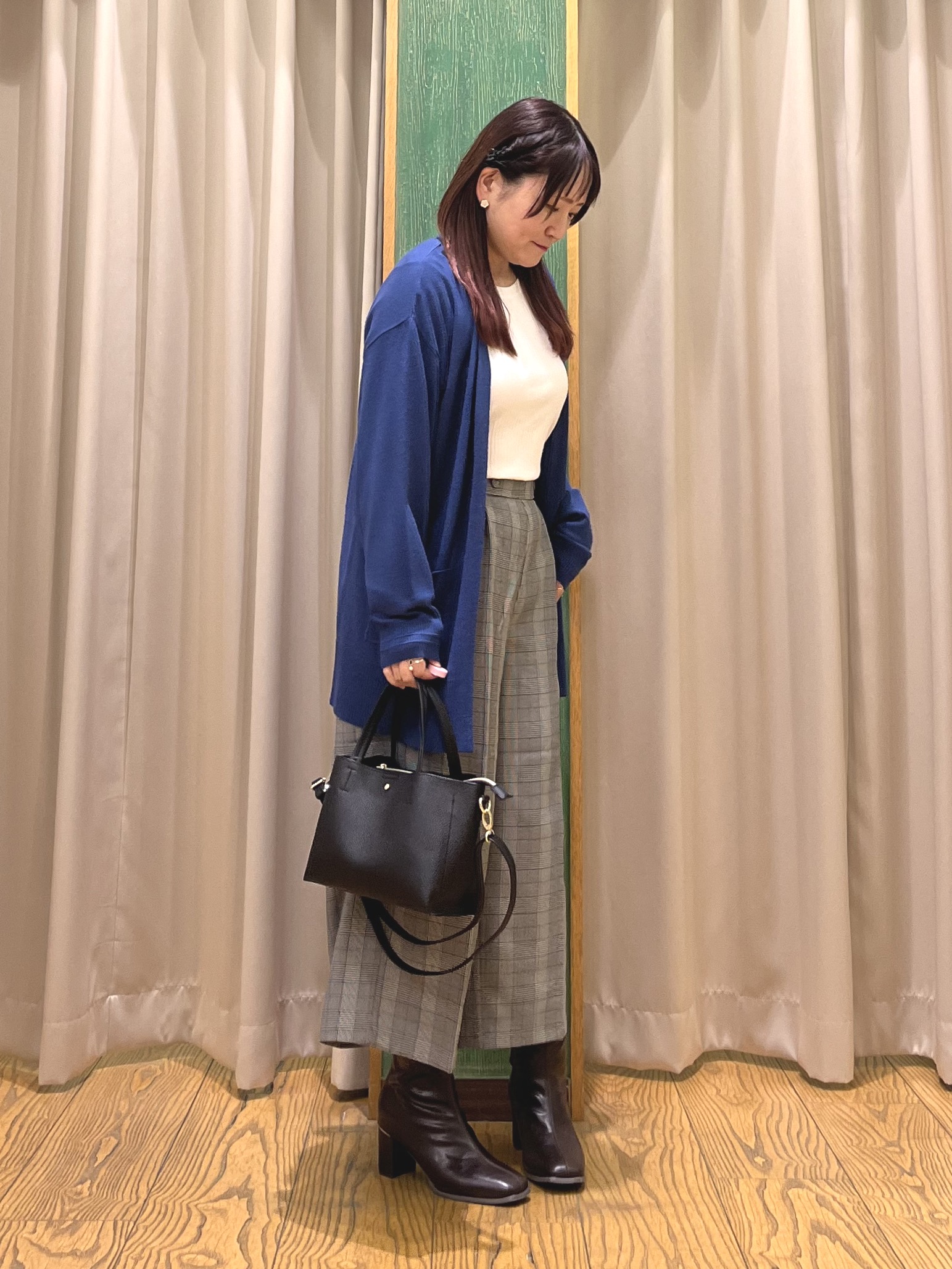 ゆっきーさんの「SHOO･LA･RUE｜【S-LL】シンプルだから使いやすい すっきり見えの長袖トップス」を使ったコーディネート