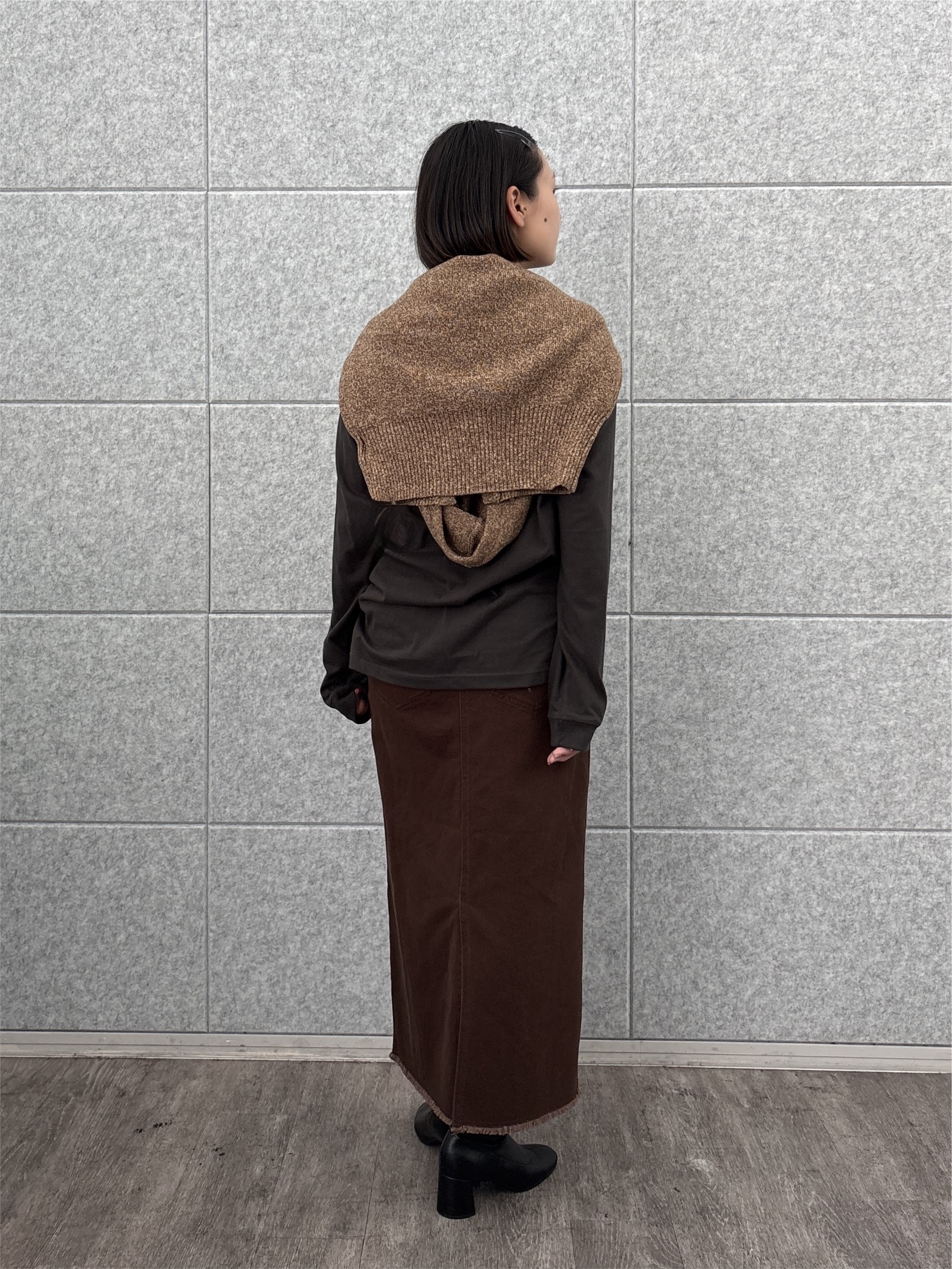 ayanoさんの「INDIVI｜ワンポイントロゴロンT【LIVE紹介／上枝みどりさん着用】」を使ったコーディネート