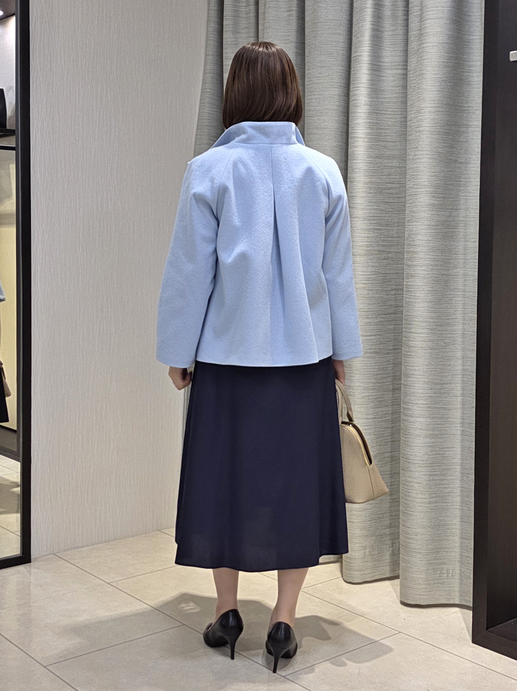 naokoさんの「UNTITLED｜【軽アウター/ウール100】ウールショートコート」を使ったコーディネート