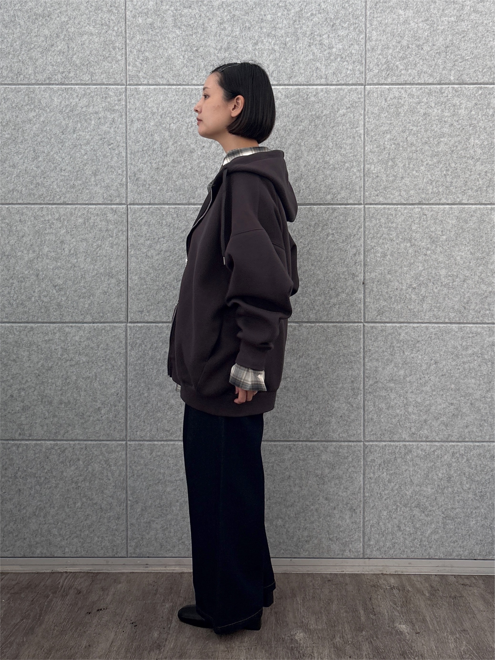 ayanoさんの「INDIVI｜ダンボールパーカー」を使ったコーディネート
