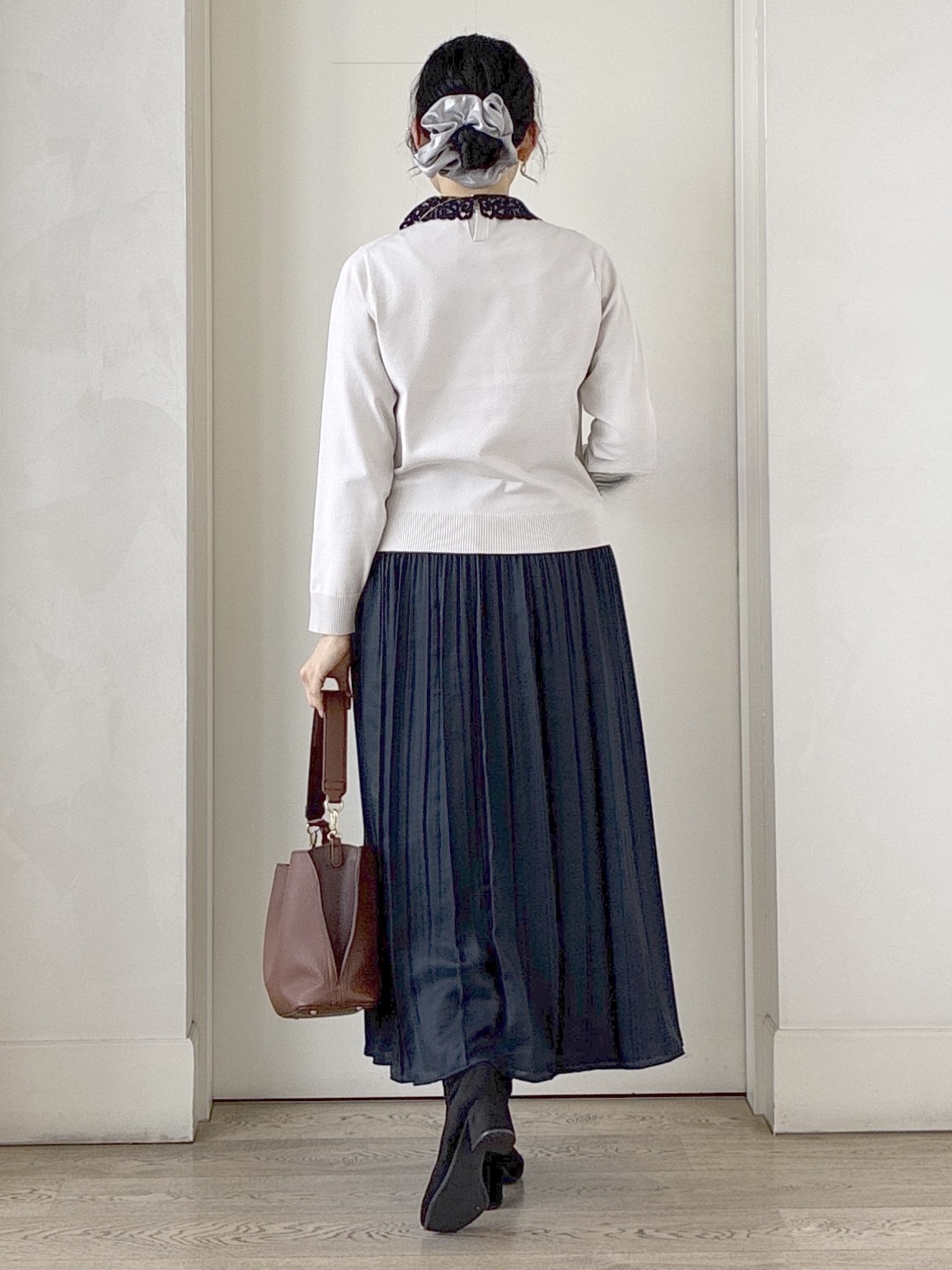  beni_gingerさんの「Reflect｜【付け衿】レース衿付きストレッチニット」を使ったコーディネート