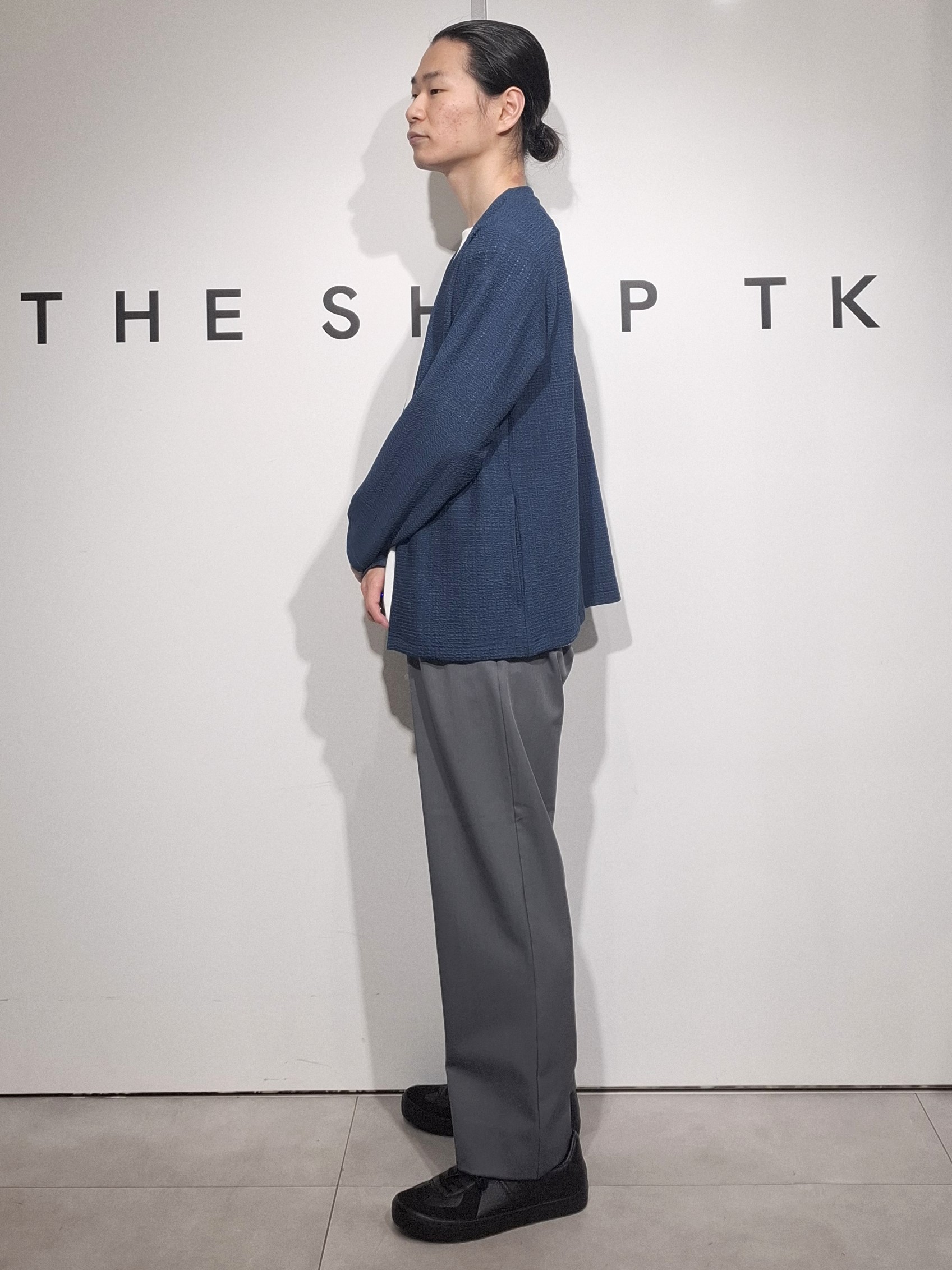 葵さんの「THE SHOP TK｜【2点セット／洗濯機OK】長袖カーディガン+半袖Tシャツ」を使ったコーディネート
