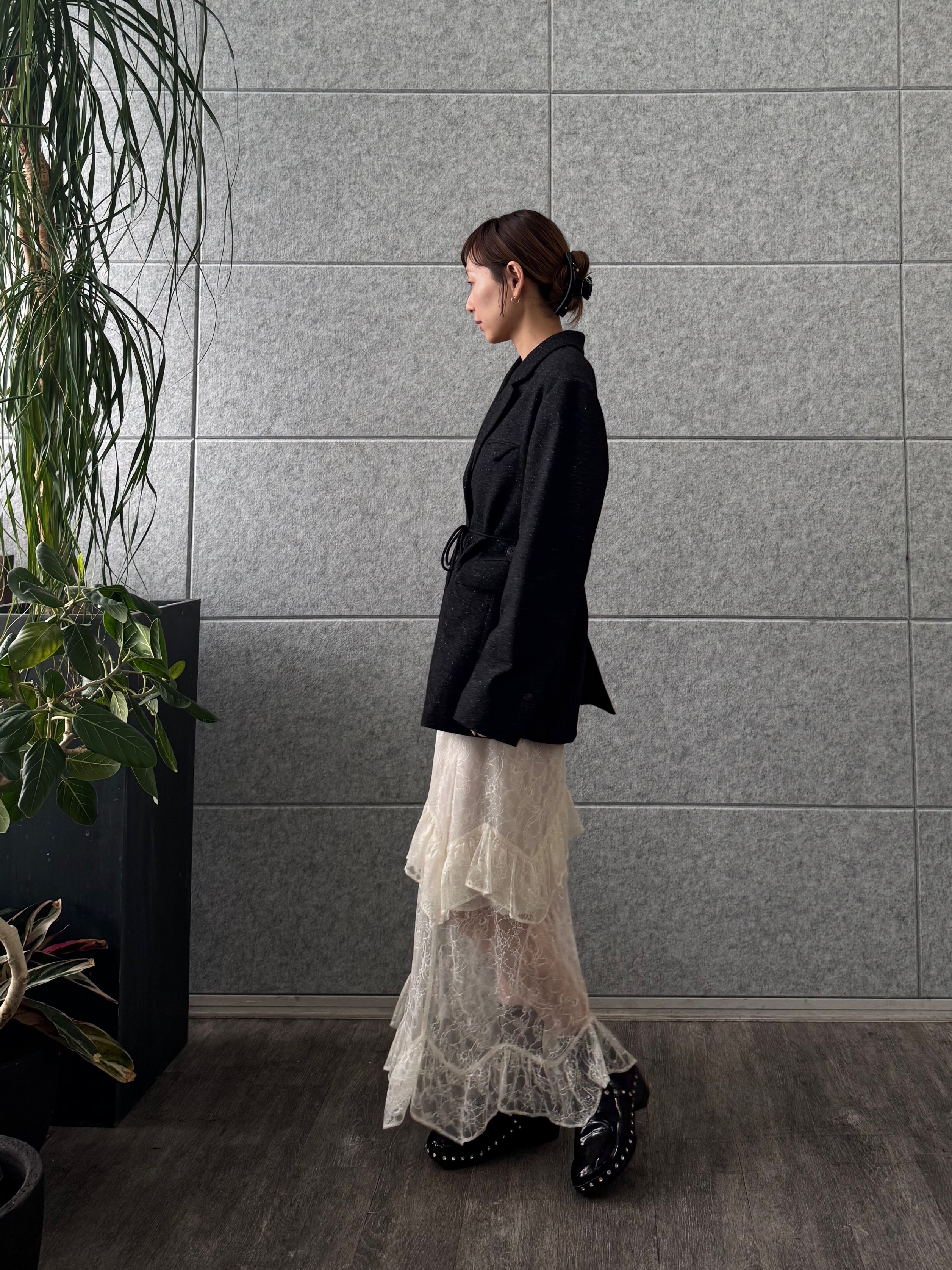designer yukaさんの「CODE A｜soft nep convertible jacket」を使ったコーディネート