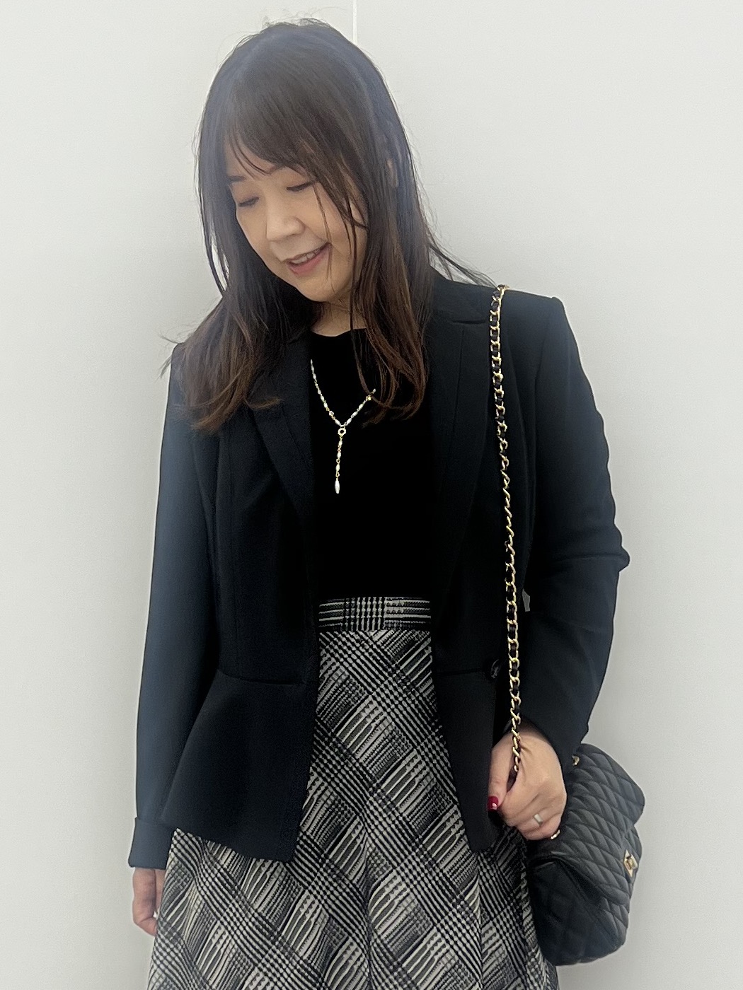 Kiyoさんの「COUP DE CHANCE｜【手洗い可／日本製／スーツ可】ペプラムジャケット」を使ったコーディネート