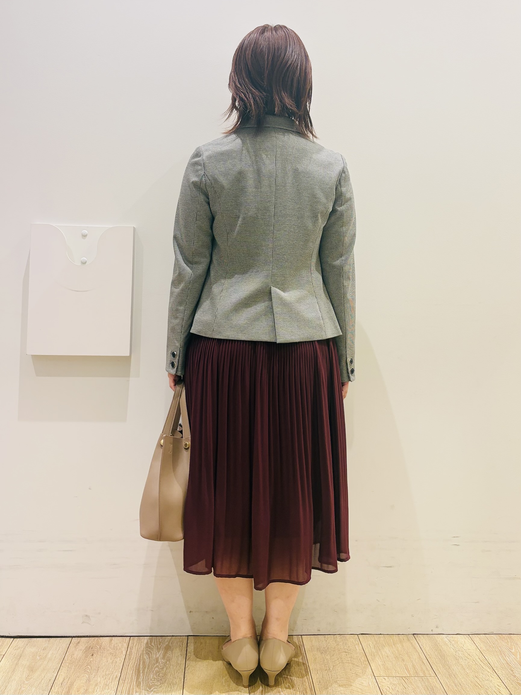 YUKOさんの「index｜【XS-3Lサイズ】ストレッチテーラードジャケット《ウォッシャブル／イージーアイロン》」を使ったコーディネート