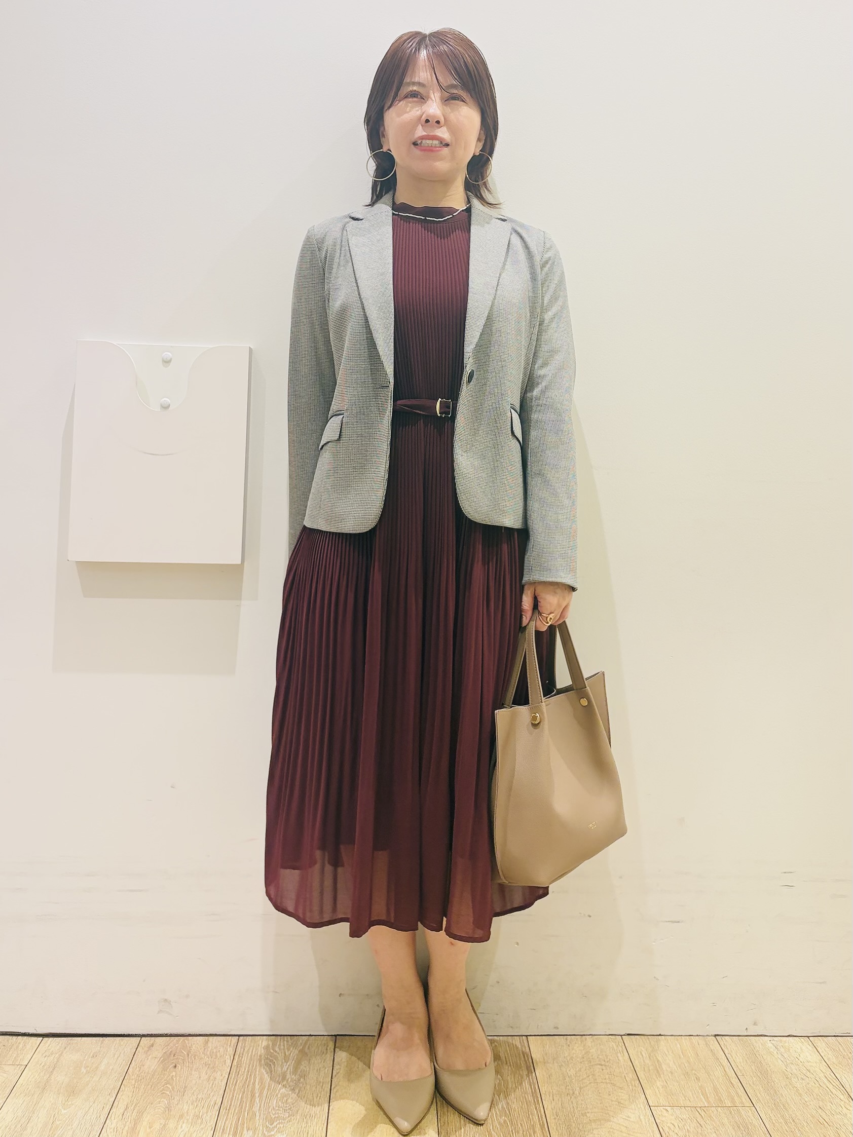 YUKOさんの「index｜【XS-3Lサイズ】ストレッチテーラードジャケット《ウォッシャブル／イージーアイロン》」を使ったコーディネート