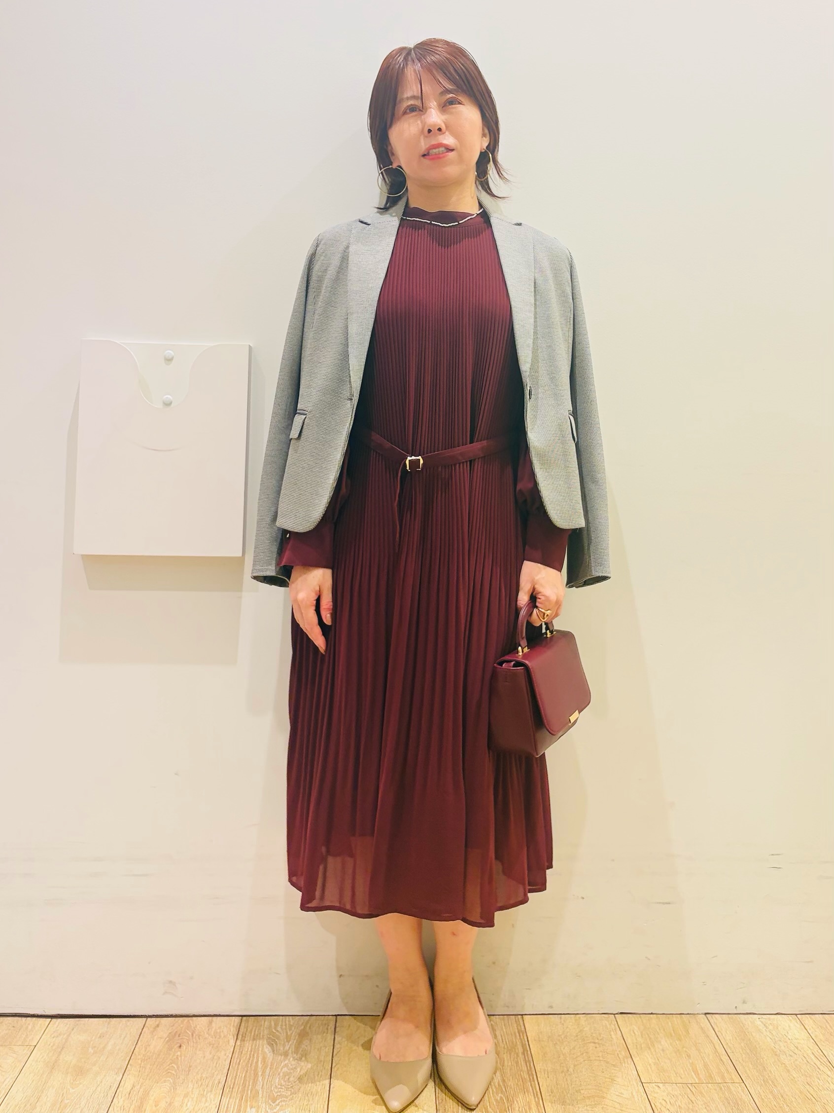 YUKOさんの「index｜【XS-3Lサイズ】ストレッチテーラードジャケット《ウォッシャブル／イージーアイロン》」を使ったコーディネート
