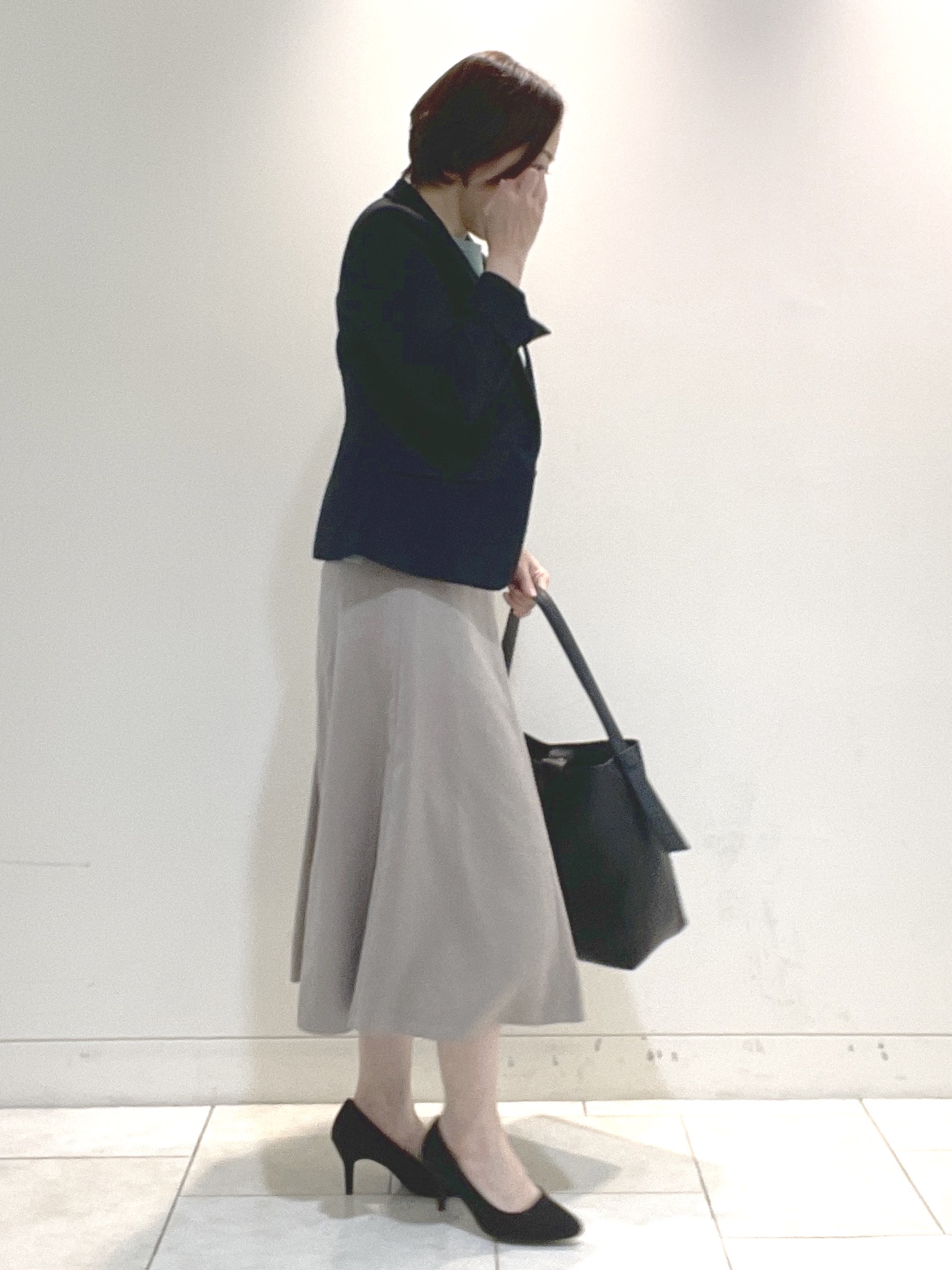 フミさんの「Reflect｜【SS-4Lサイズ／セットアップ可】匠ジャケット／ベーシックテーラード」を使ったコーディネート