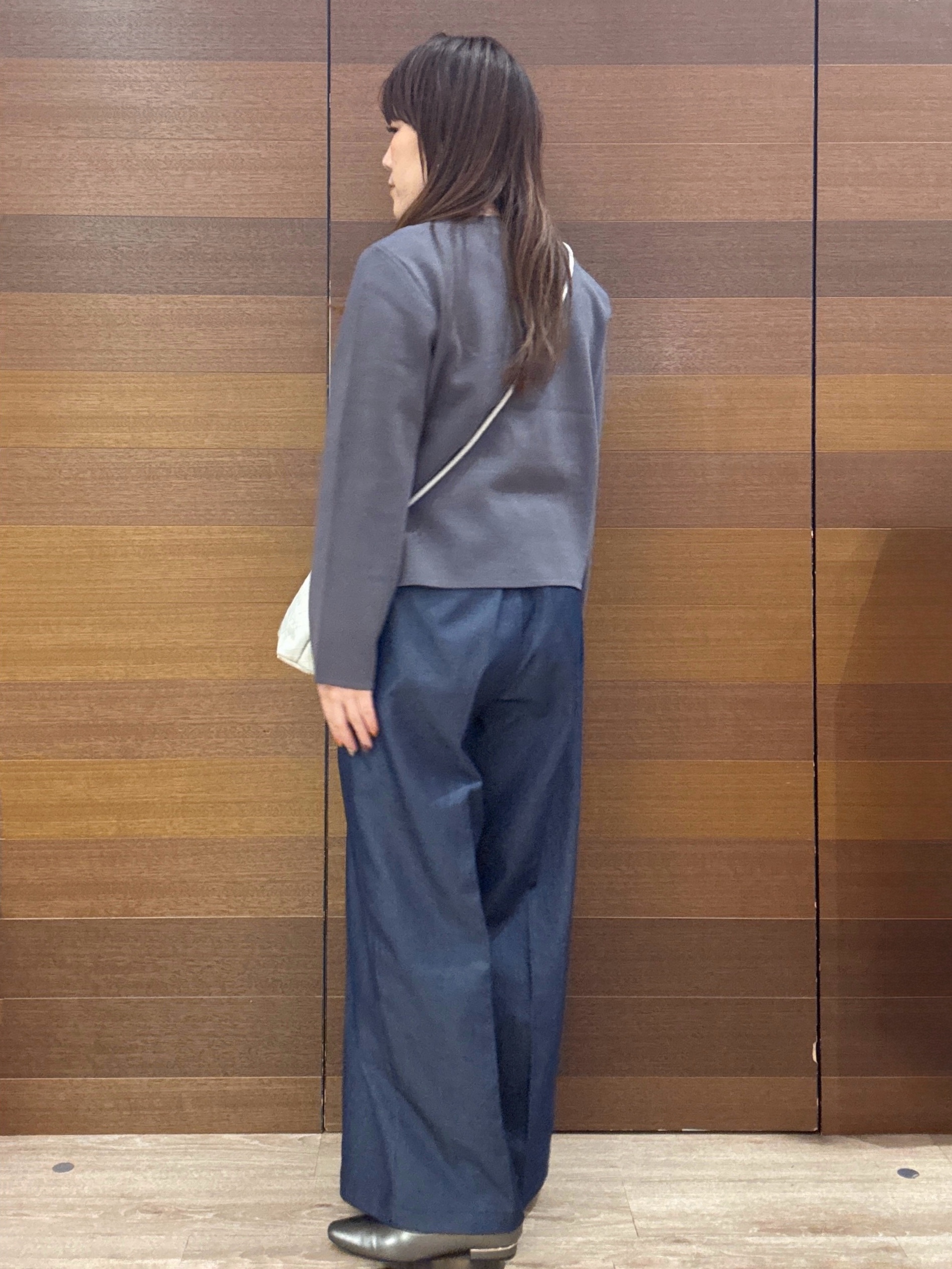 maichiさんの「OPAQUE.CLIP｜スナップボタンニットカーディガン【5col／洗濯機OK／UVケア／遮熱性】」を使ったコーディネート