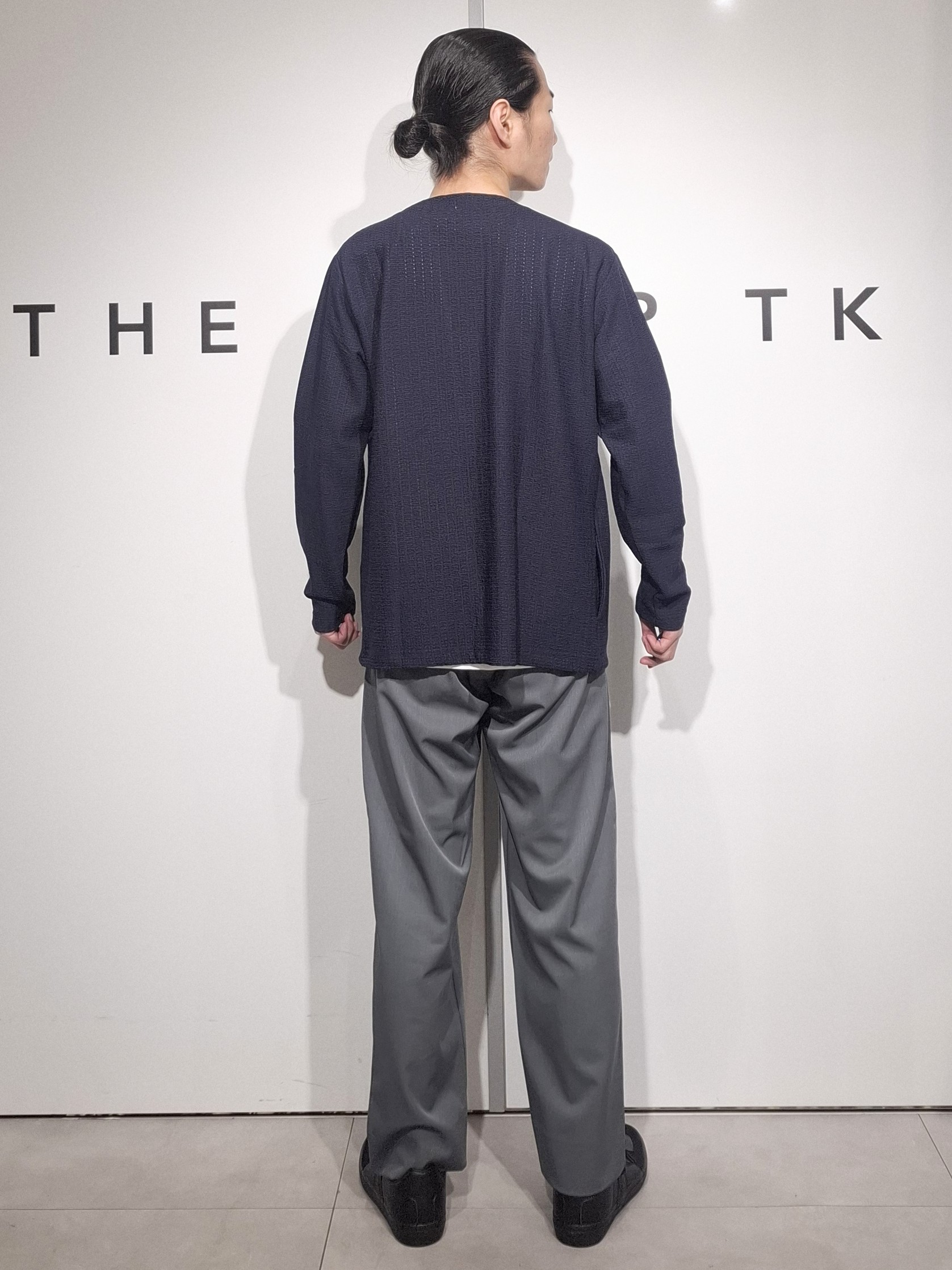 葵さんの「THE SHOP TK｜【2点セット／洗濯機OK】長袖カーディガン+半袖Tシャツ」を使ったコーディネート