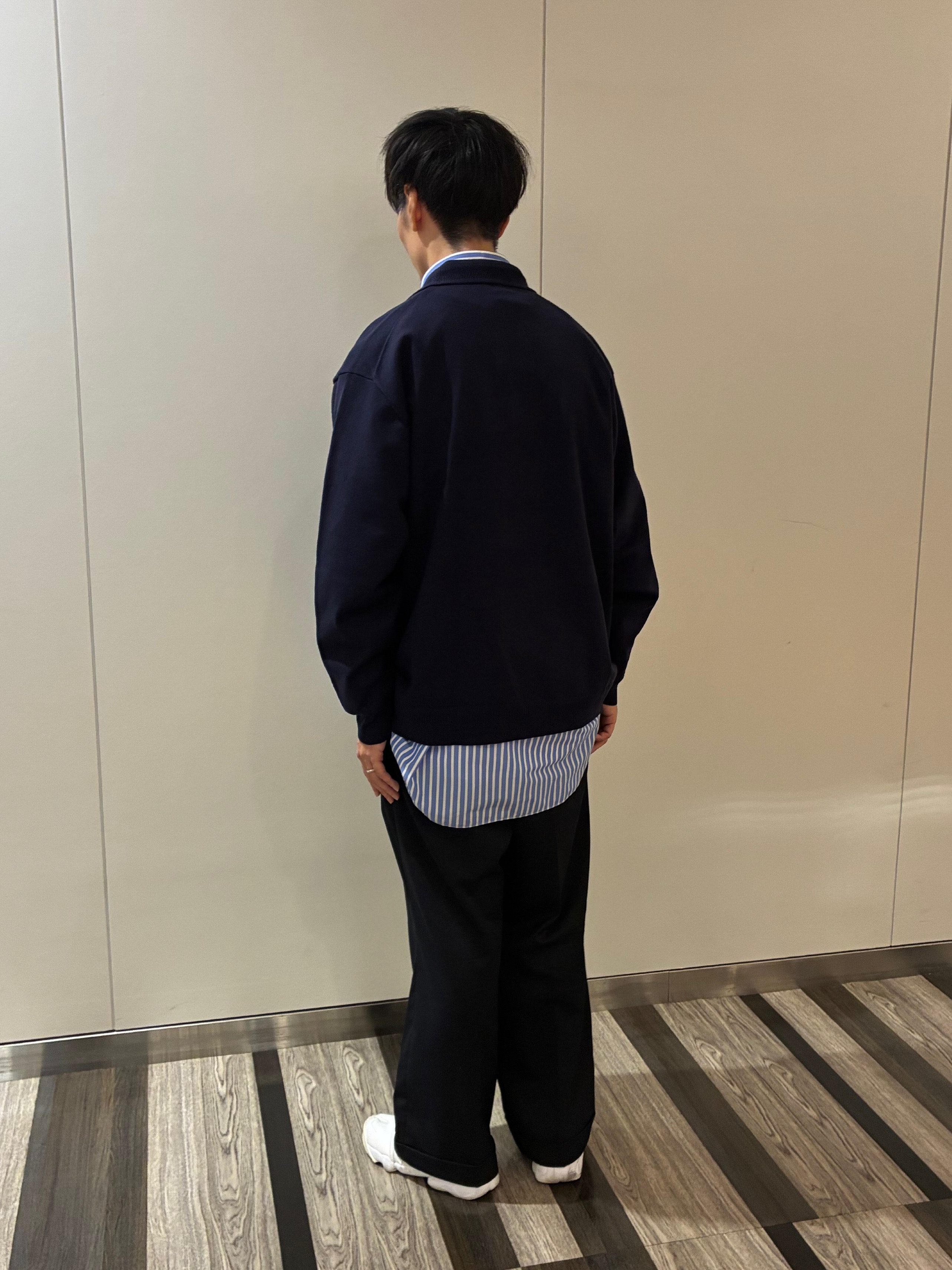 uchihiroさんの「TAKEO KIKUCHI｜ニット シャツ カーディガン」を使ったコーディネート