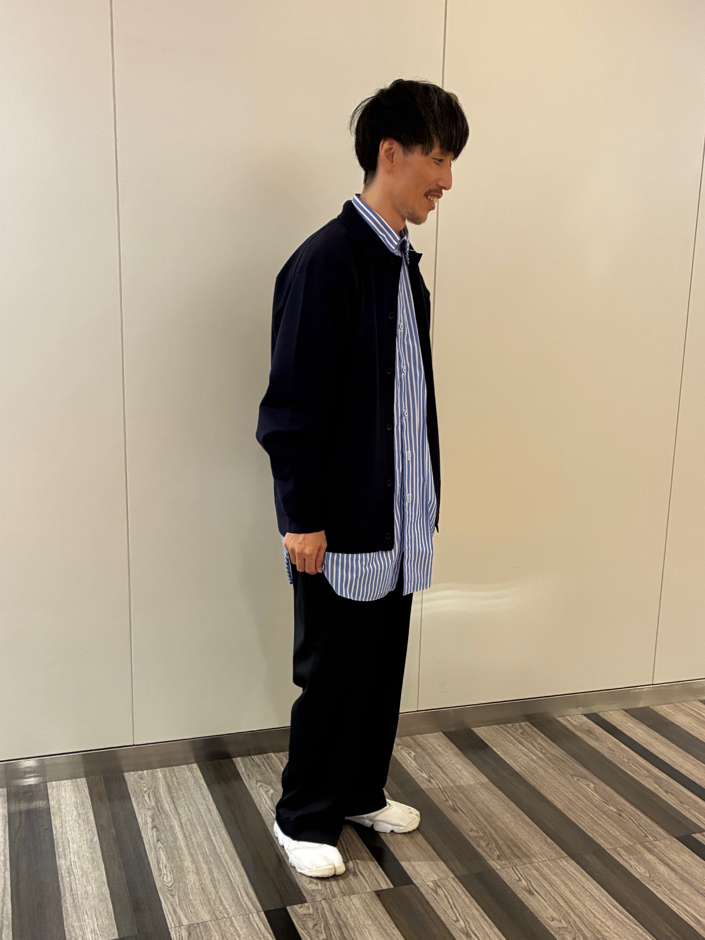 uchihiroさんの「TAKEO KIKUCHI｜ニット シャツ カーディガン」を使ったコーディネート