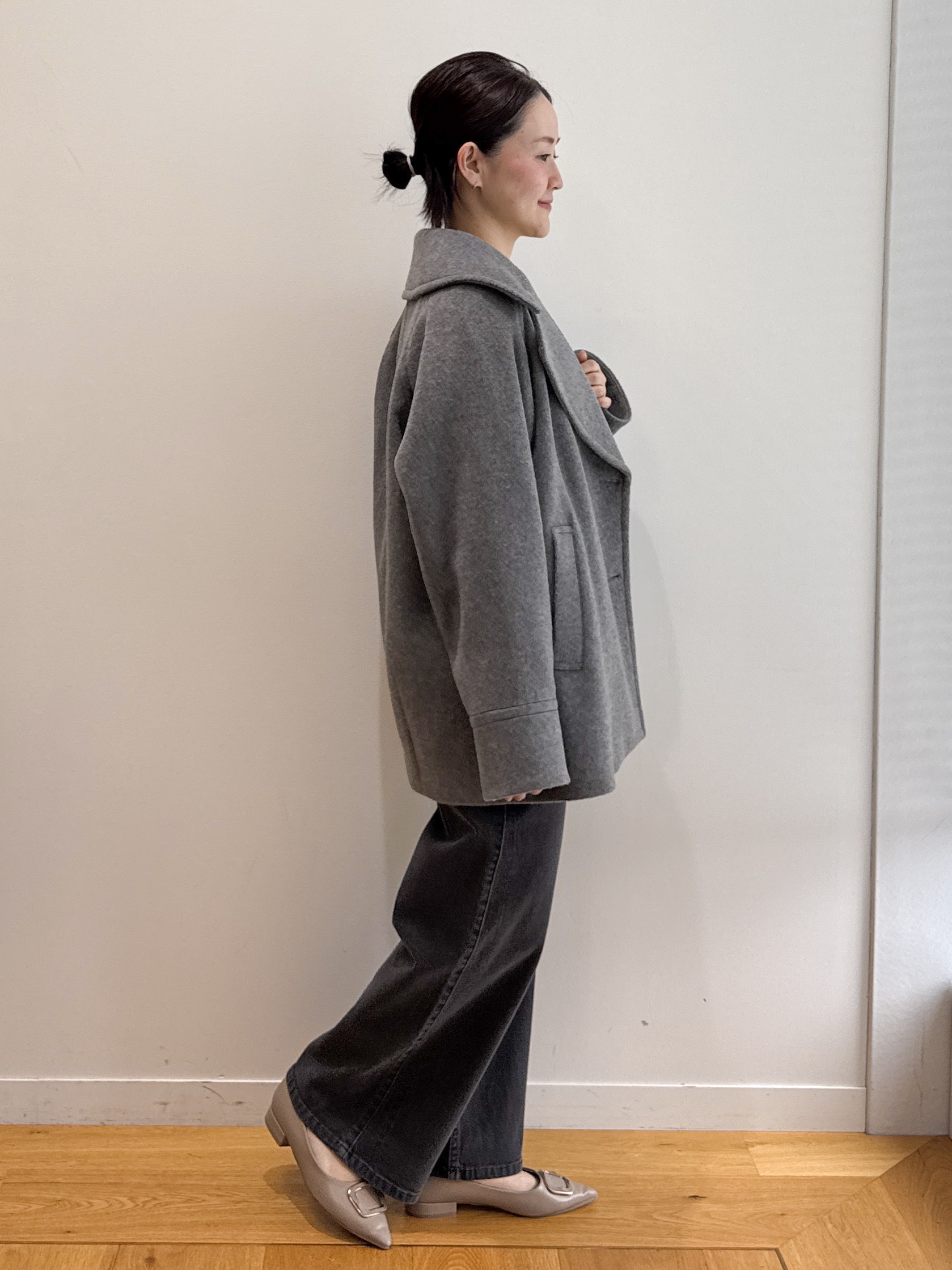 そねなおさんの「OPAQUE.CLIP｜ストレッチバギーデニム【洗濯機洗い可】《SS～LL》」を使ったコーディネート