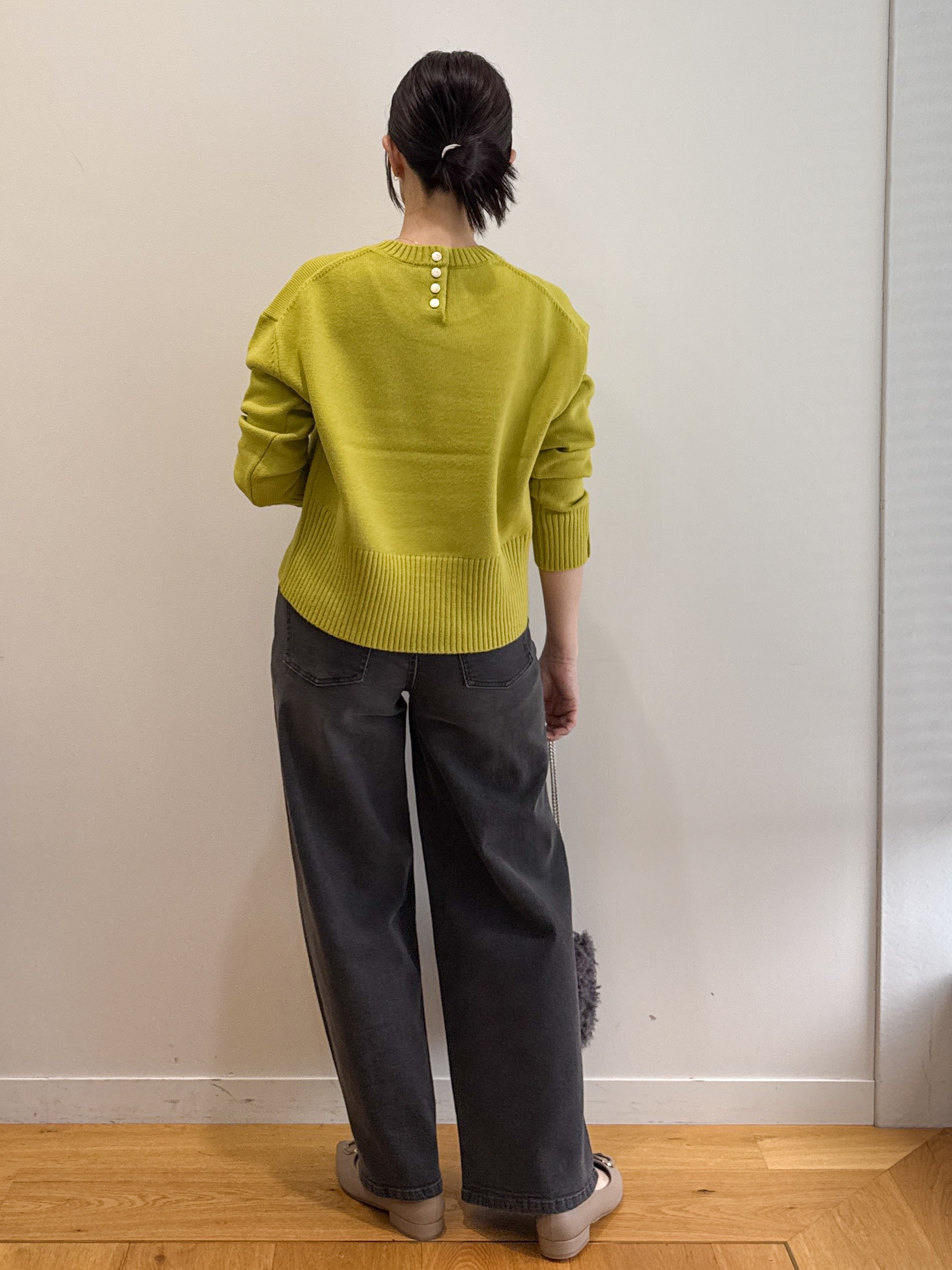 そねなおさんの「OPAQUE.CLIP｜ストレッチバギーデニム【洗濯機洗い可】《SS～LL》」を使ったコーディネート