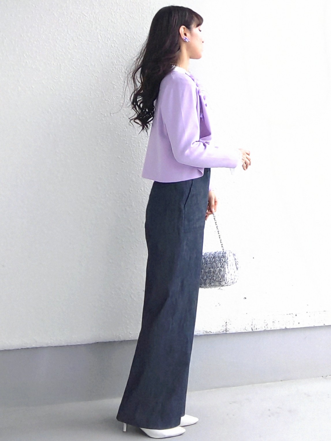 keinaさんの「SunaUna｜【手洗い可】花モチーフ付カーディガン」を使ったコーディネート