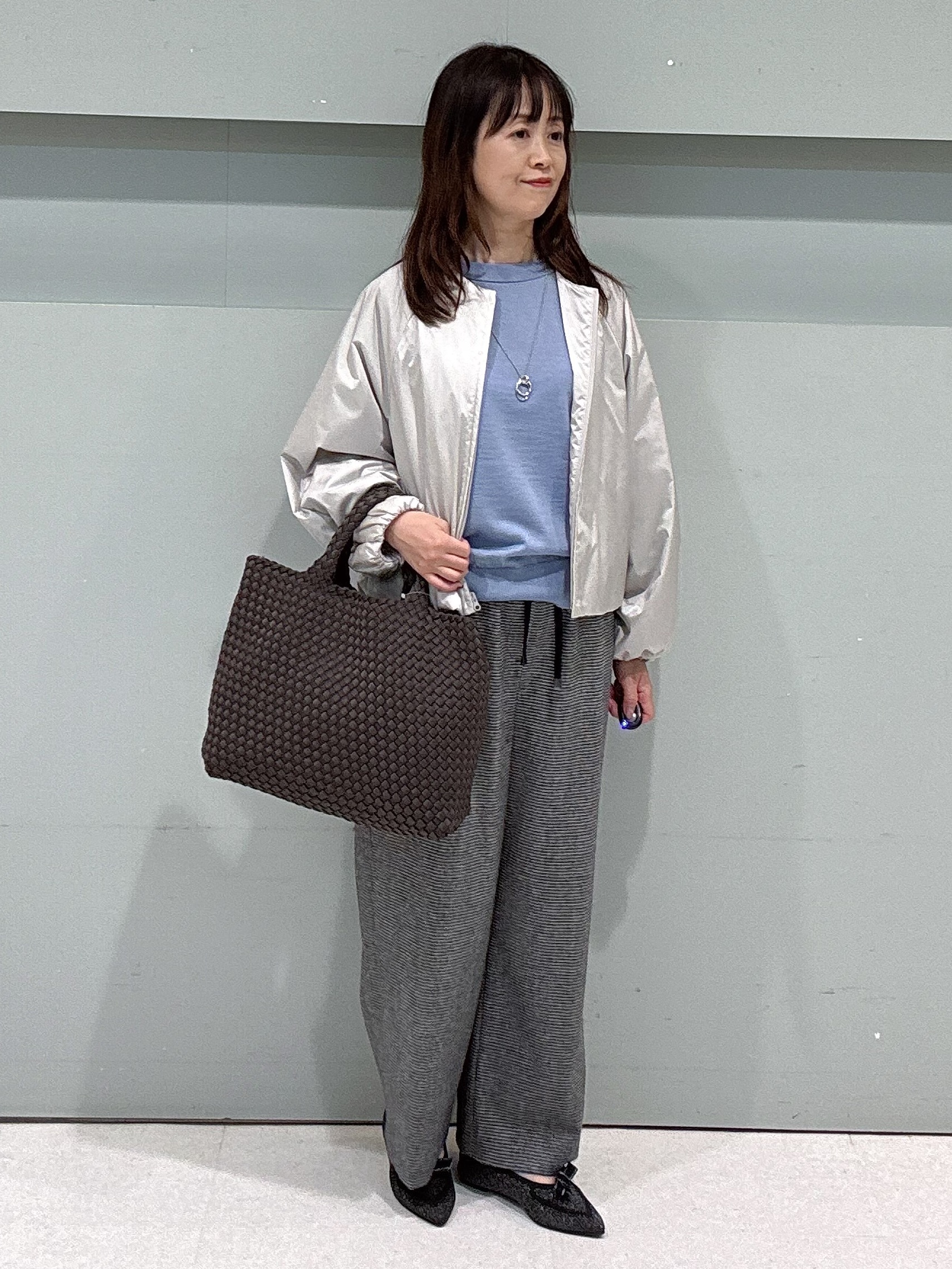 makiさんの「UNTITLED｜【軽アウター/中綿/秋冬コート】ショートブルゾン」を使ったコーディネート