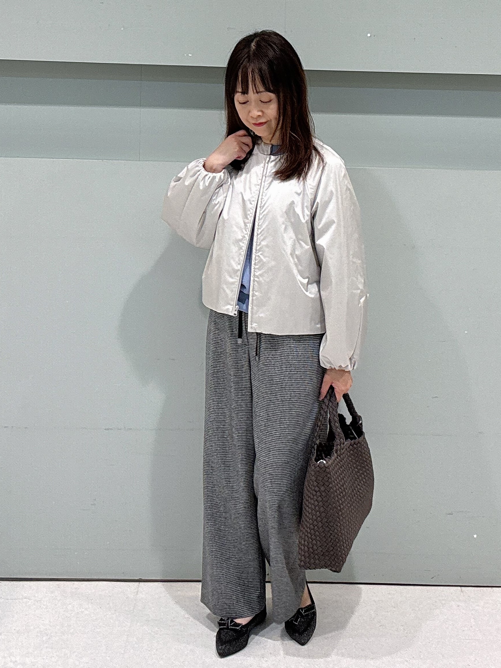 makiさんの「UNTITLED｜【軽アウター/中綿/秋冬コート】ショートブルゾン」を使ったコーディネート