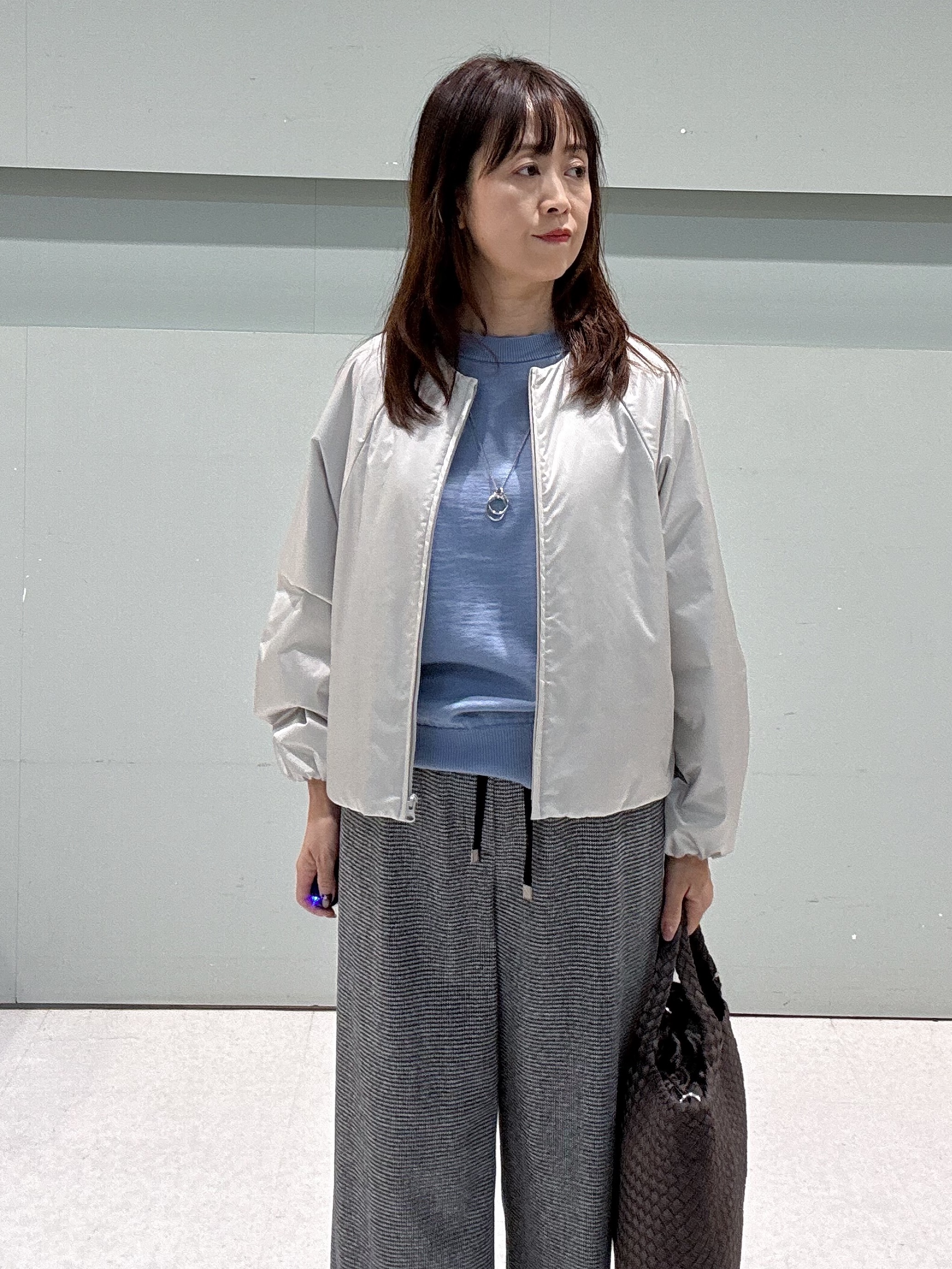 makiさんの「UNTITLED｜【軽アウター/中綿/秋冬コート】ショートブルゾン」を使ったコーディネート