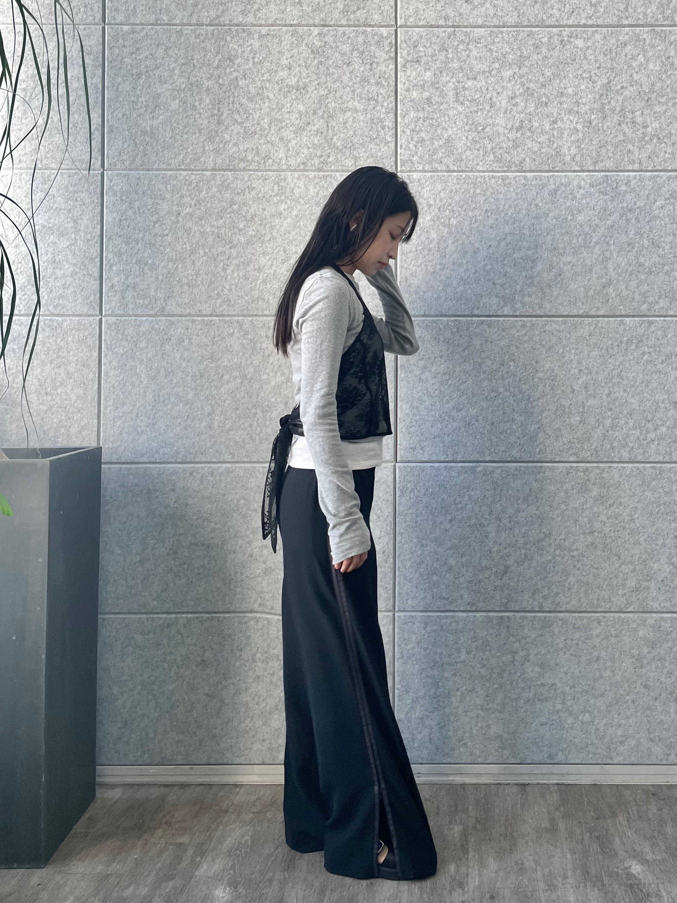 丸山加奈子さんの「CODE A｜UKI UKI＊CODE A｜layered jersey trio set」を使ったコーディネート