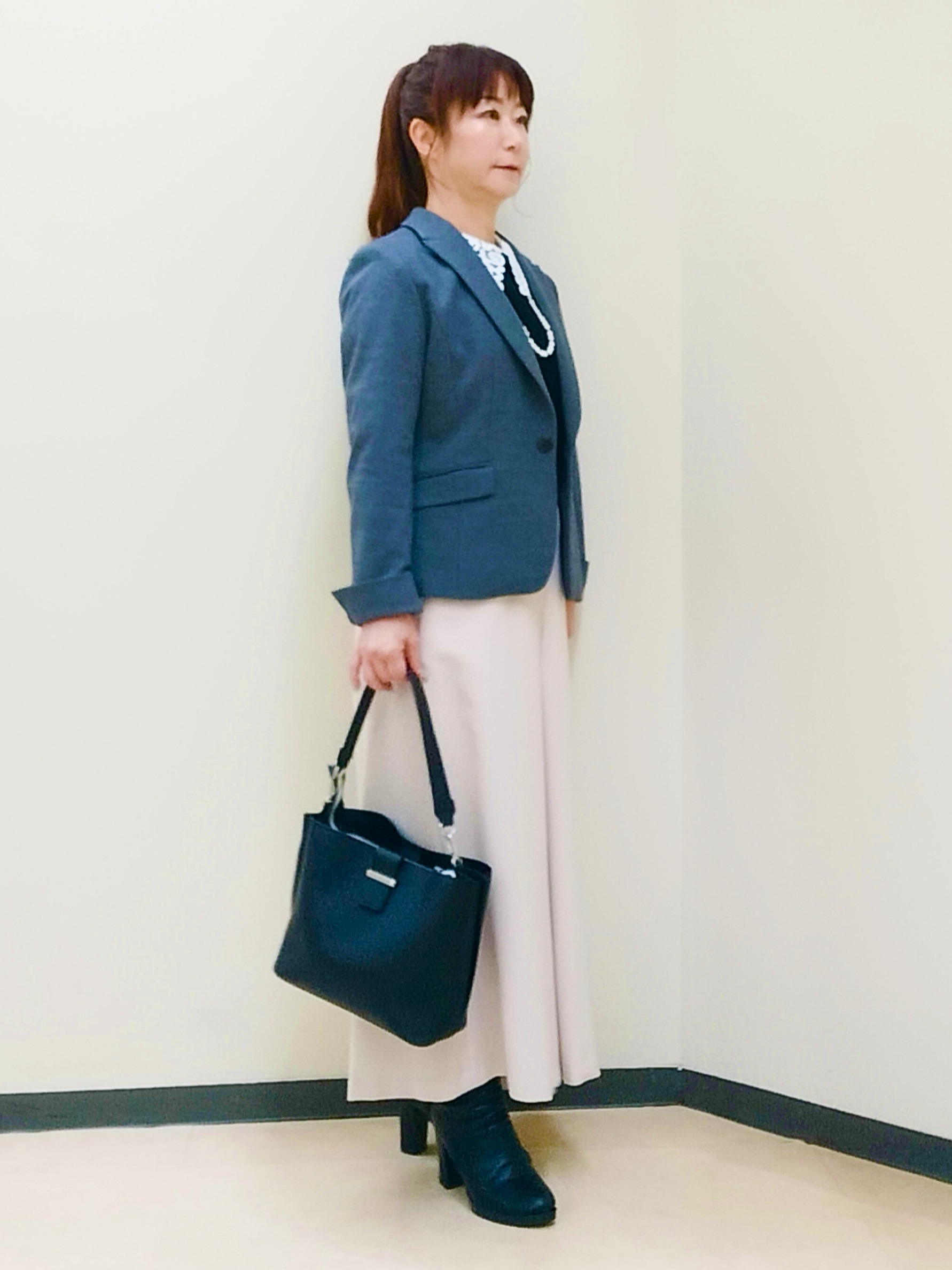 花さんの「Reflect｜【SS-4Lサイズ／セットアップ可】匠ジャケット／ベーシックテーラード」を使ったコーディネート