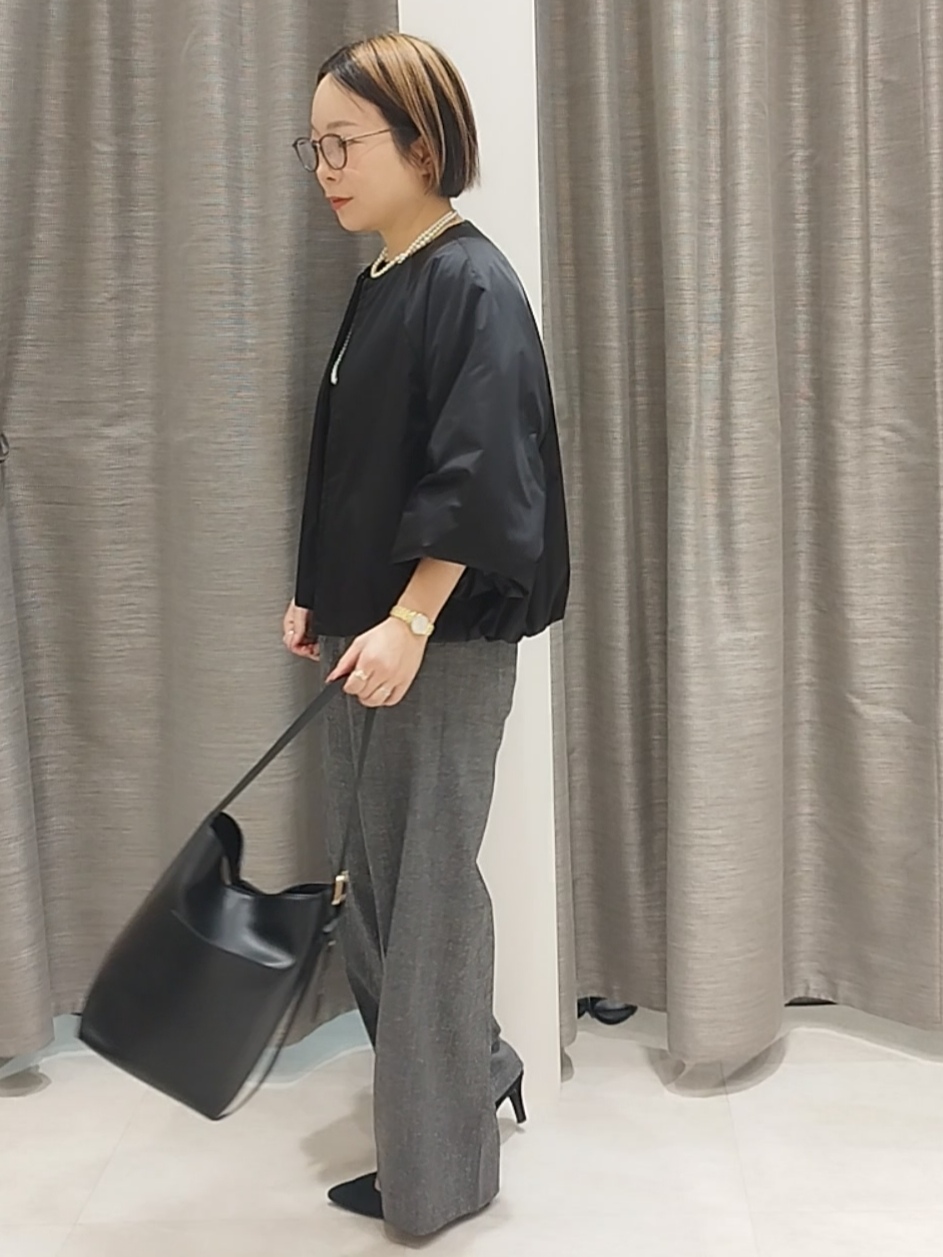 s u g iさんの「UNTITLED｜【軽アウター/中綿/秋冬コート】ショートブルゾン」を使ったコーディネート