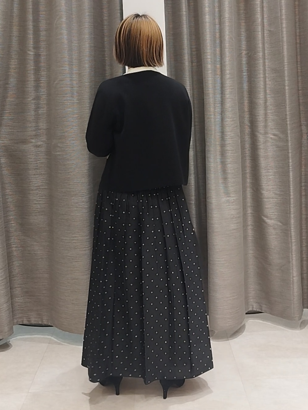 s u g iさんの「UNTITLED｜【アンサンブル可/ジャケットライク】モールラインカーディガン」を使ったコーディネート