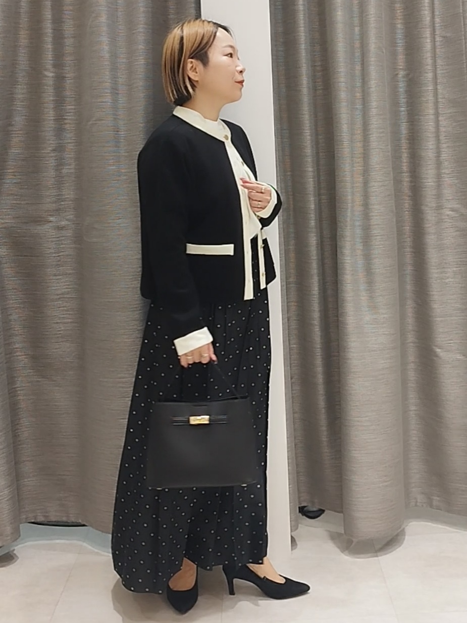 s u g iさんの「UNTITLED｜【アンサンブル可/ジャケットライク】モールラインカーディガン」を使ったコーディネート