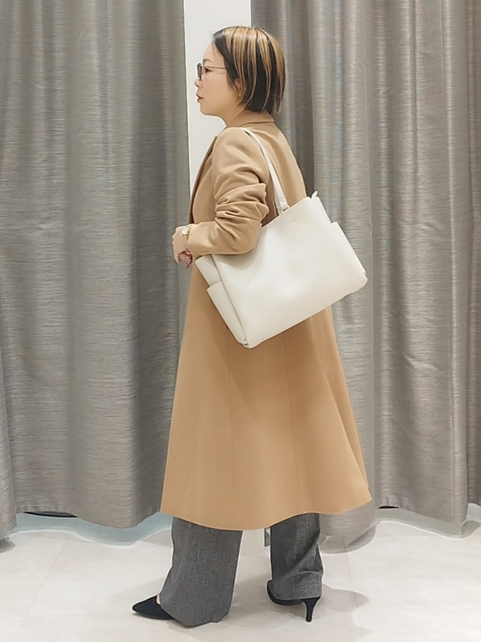 s u g iさんの「UNTITLED｜【セットアップ可/ストレッチ性】ドライタッチニットプルオーバー」を使ったコーディネート