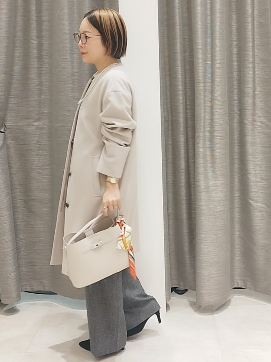 s u g iさんの「UNTITLED｜【セットアップ可/ストレッチ性】ドライタッチニットプルオーバー」を使ったコーディネート