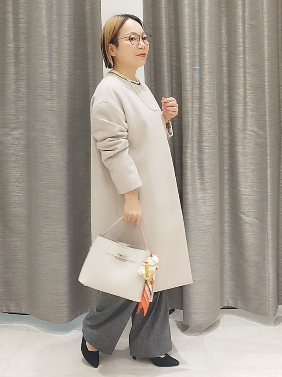 s u g iさんの「UNTITLED｜【セットアップ可/ストレッチ性】ドライタッチニットプルオーバー」を使ったコーディネート